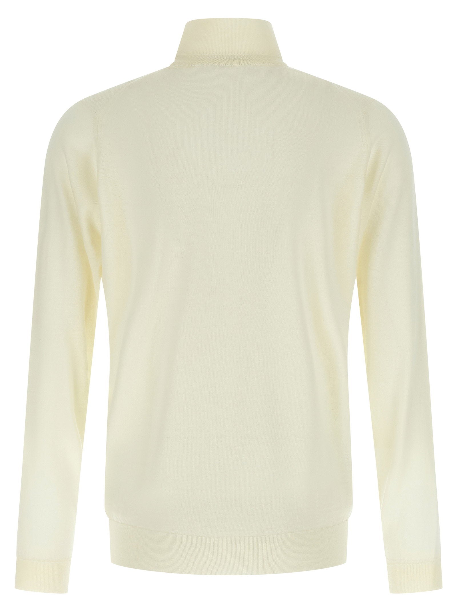 John Smedley Richards Sweater — Cream, view 2