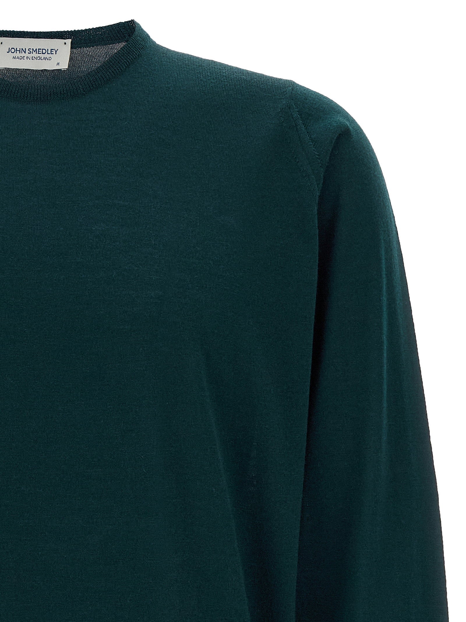 John Smedley Marcus Sweater — Teal, view 3
