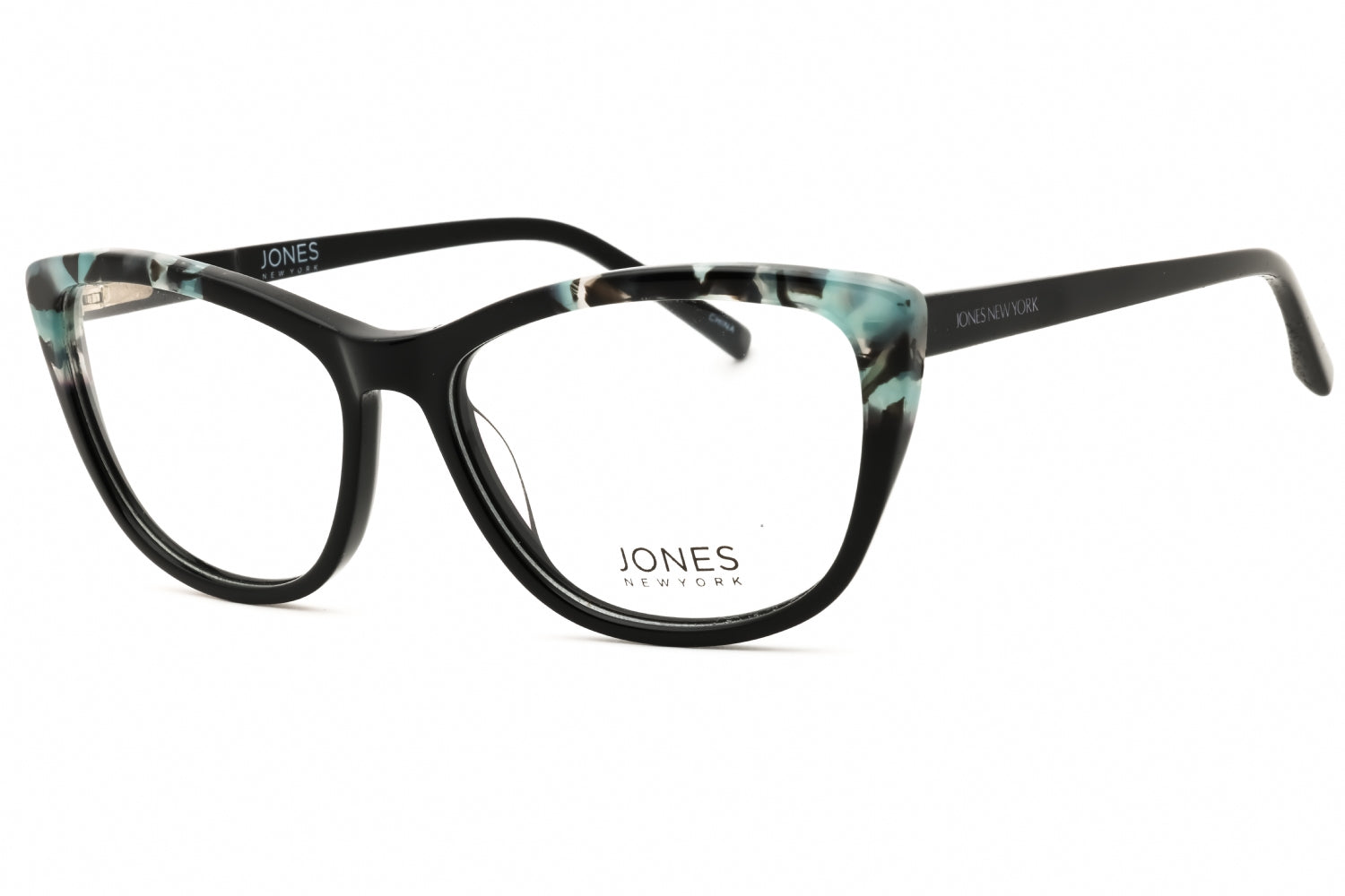 Jones New York J769 Cat-Eye Acetate Eyeglasses — Brown by Jones New York
