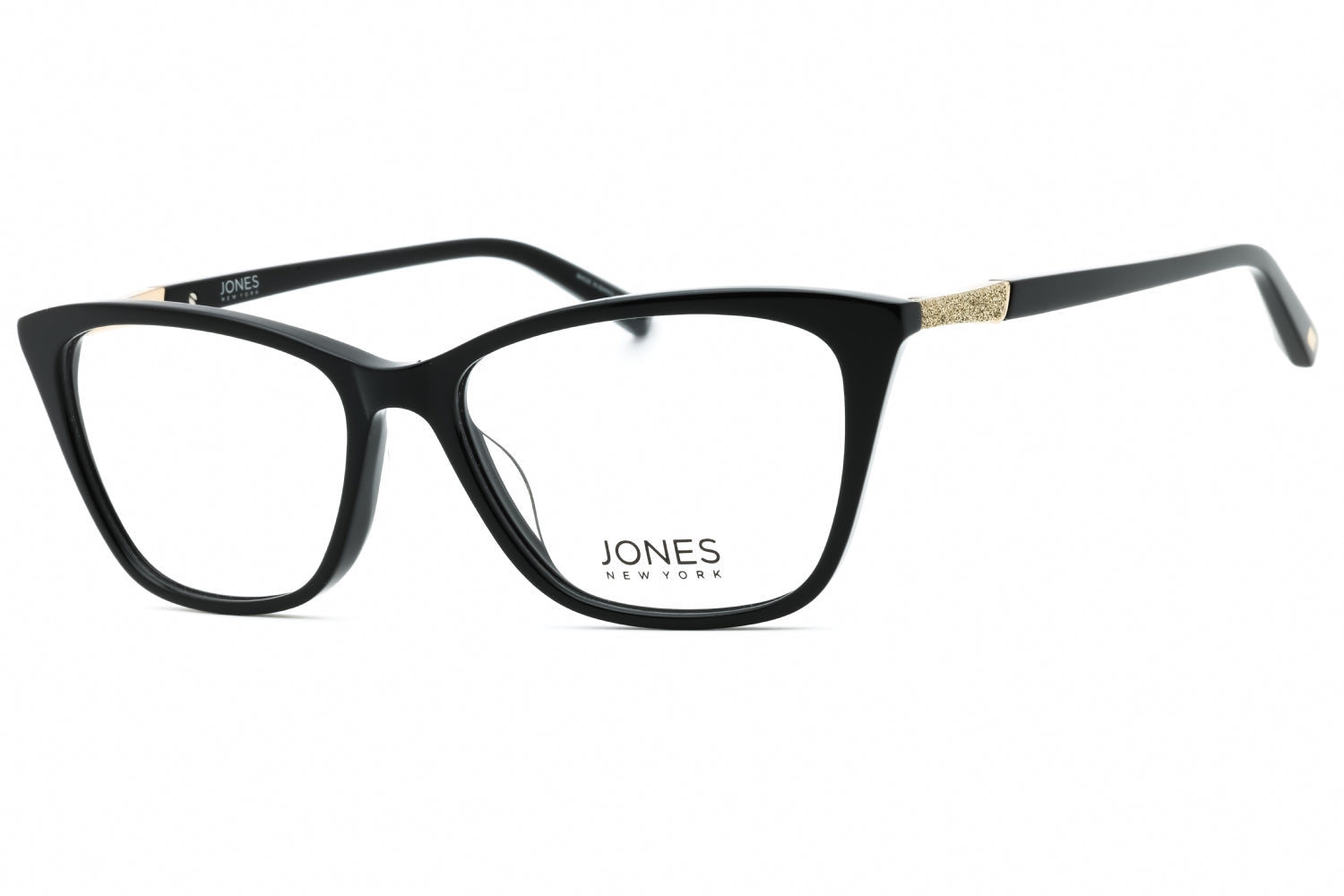 Jones New York J777 Cat Eye Acetate Eyeglasses — Black by Jones New York