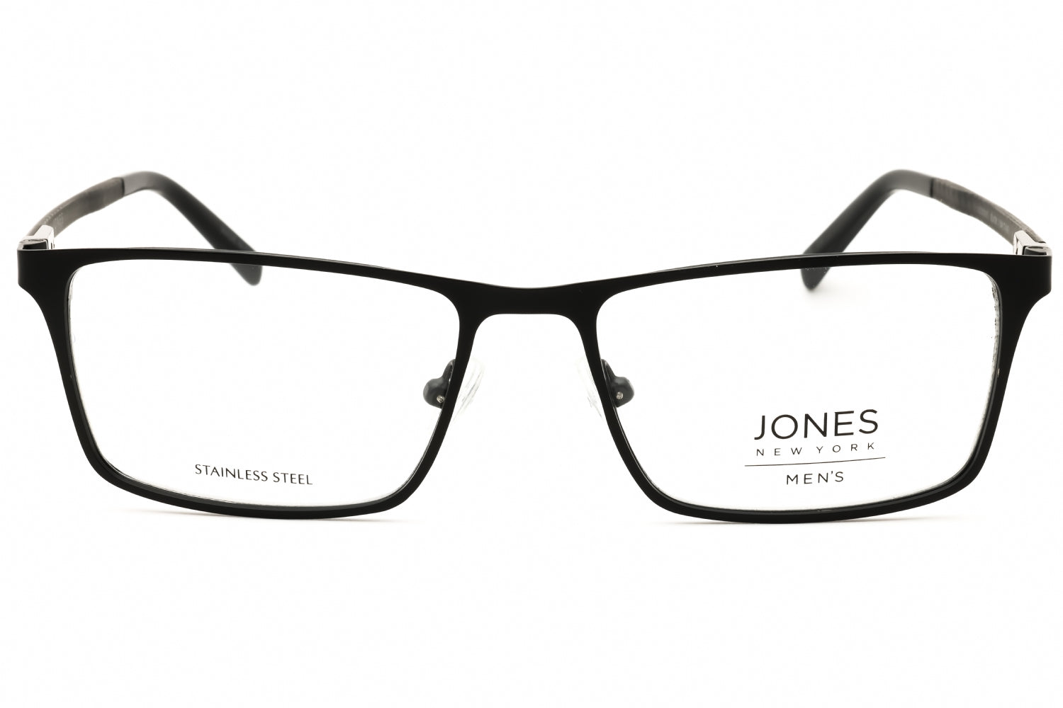 Jones New York VJOM368 Metal Rectangular Eyeglasses — Black, view 2