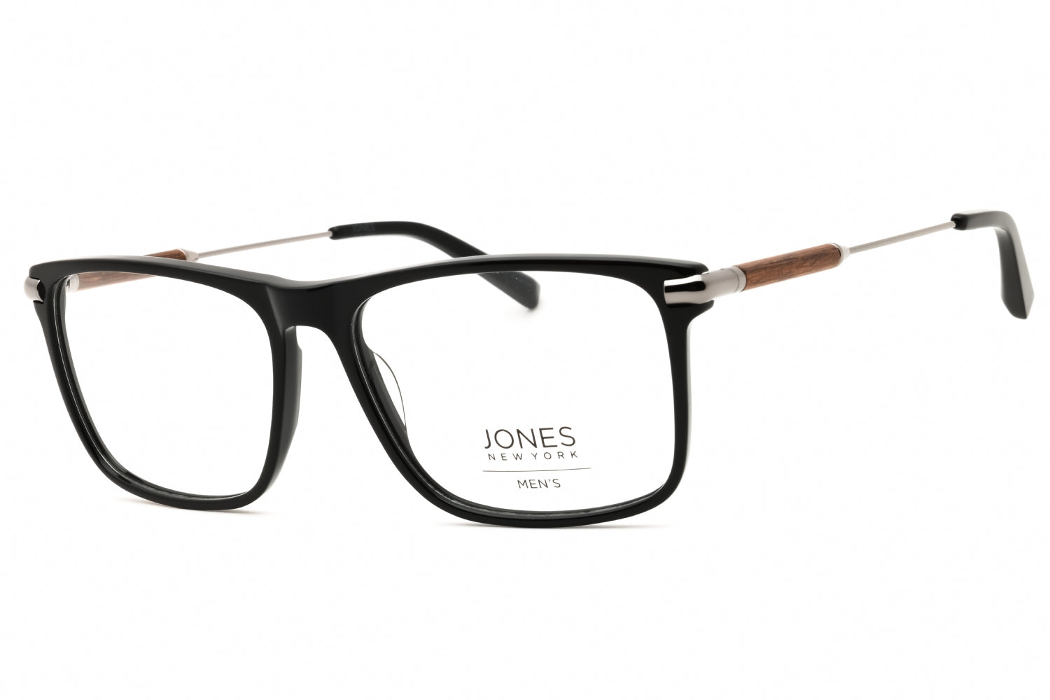 Jones New York VJOM547 Rectangular Acetate Eyeglasses — Black by Jones New York