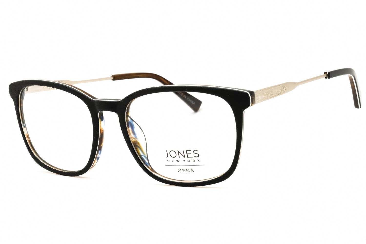 Jones New York VJOM548 Rectangular Acetate-Metal Eyeglasses — Navy by Jones New York