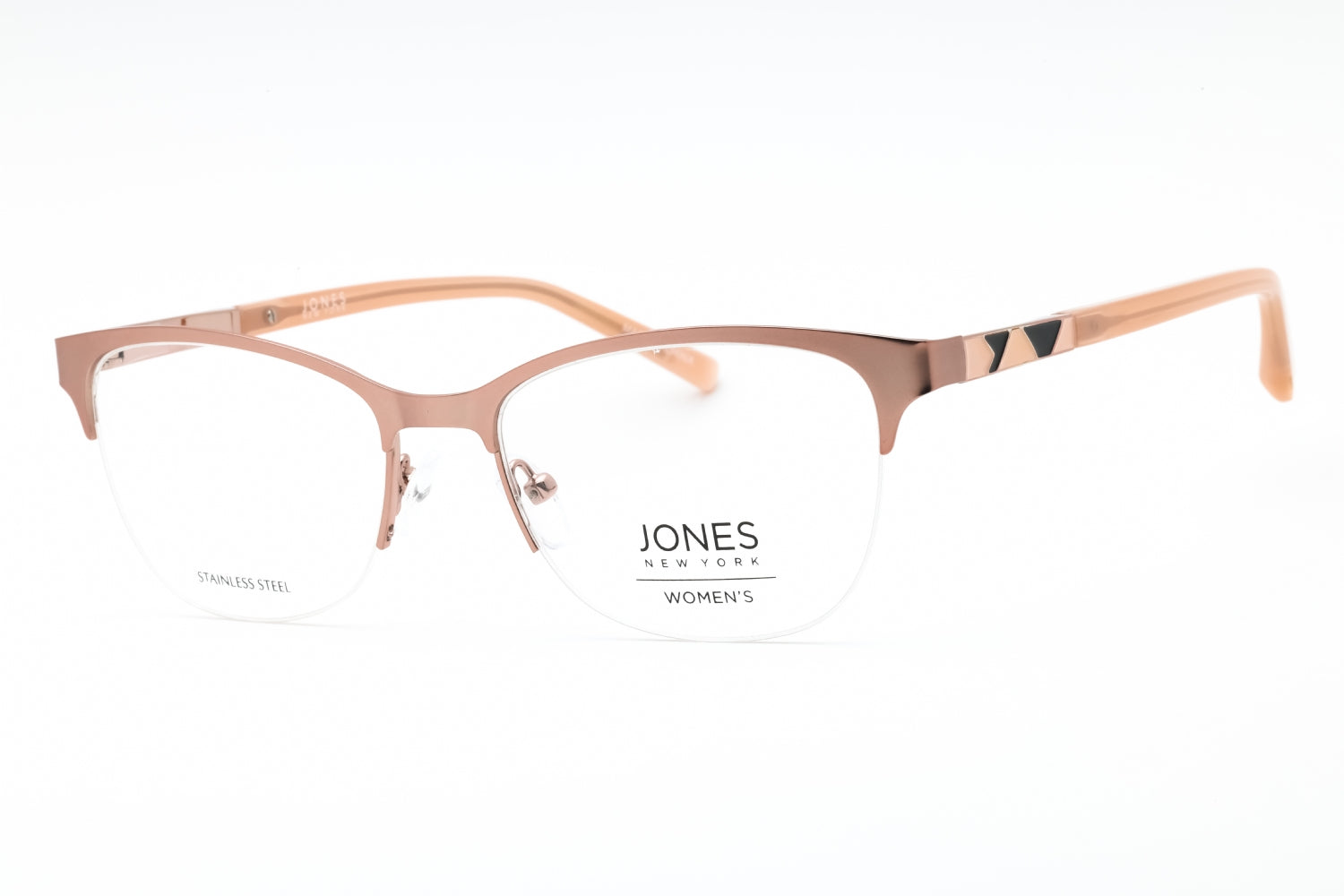 Jones New York VJON496 Cat Eye Metal Eyeglasses — Rose Gold by Jones New York