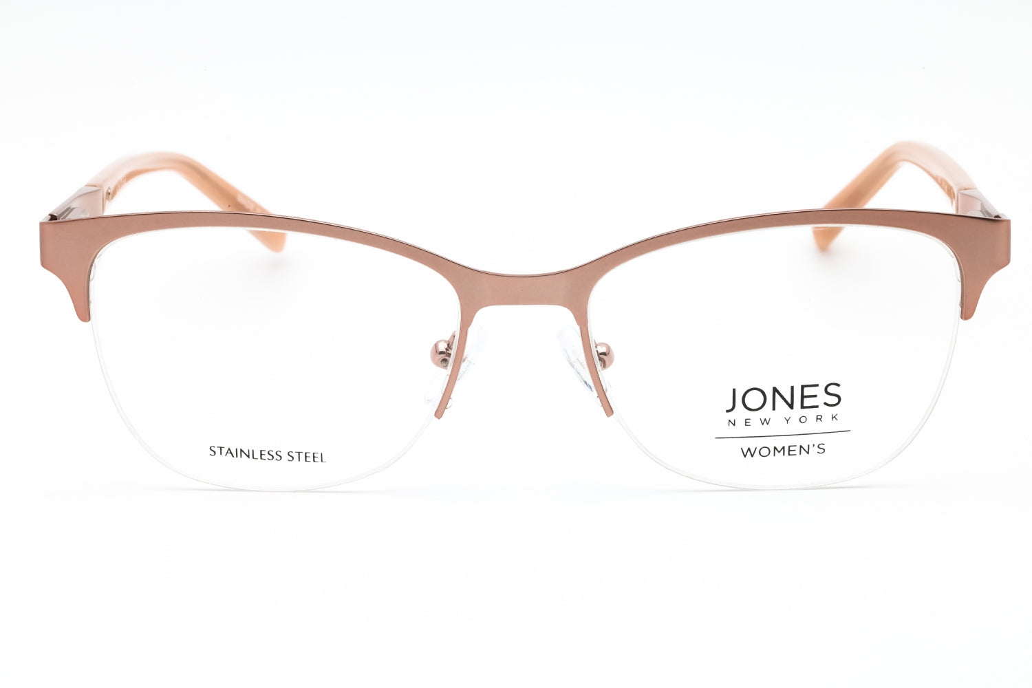 Jones New York VJON496 Cat Eye Metal Eyeglasses — Rose Gold, view 2