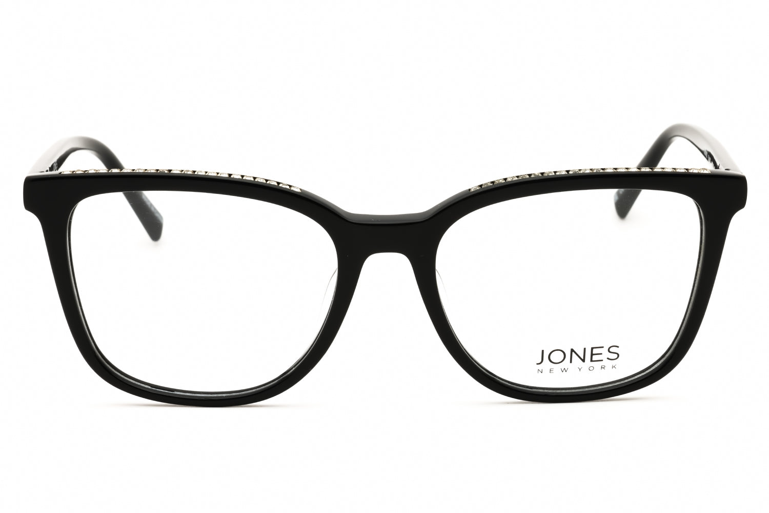 Jones New York VJON793 Rectangular Acetate Eyeglasses — Black, view 2