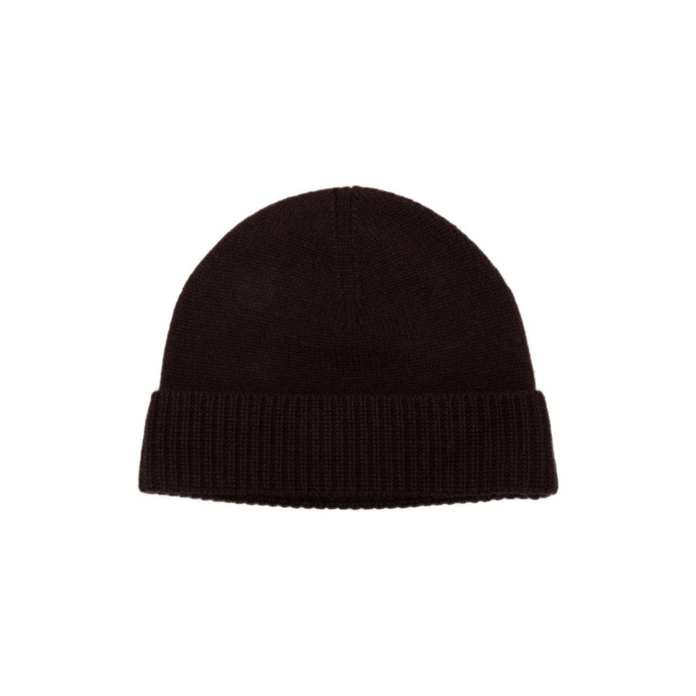 Joseph JF010036 Cashmere Ribbed Beanie — Brown by Joseph