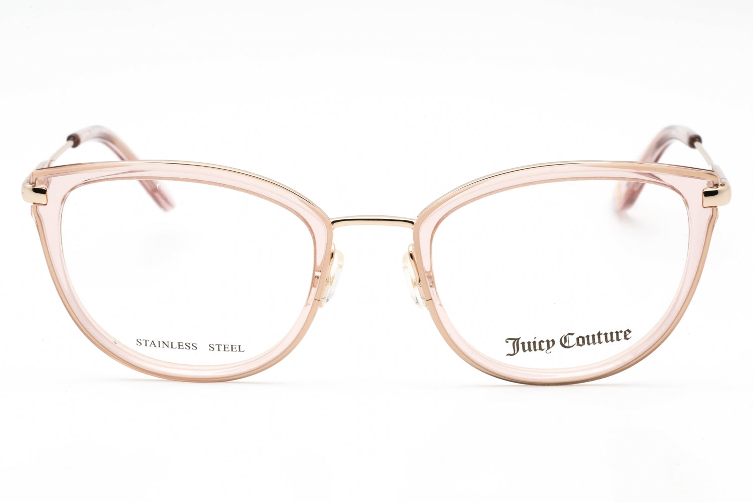 Juicy Couture JU226G Cat-Eye Metal Frame Eyeglasses — Pink, view 2