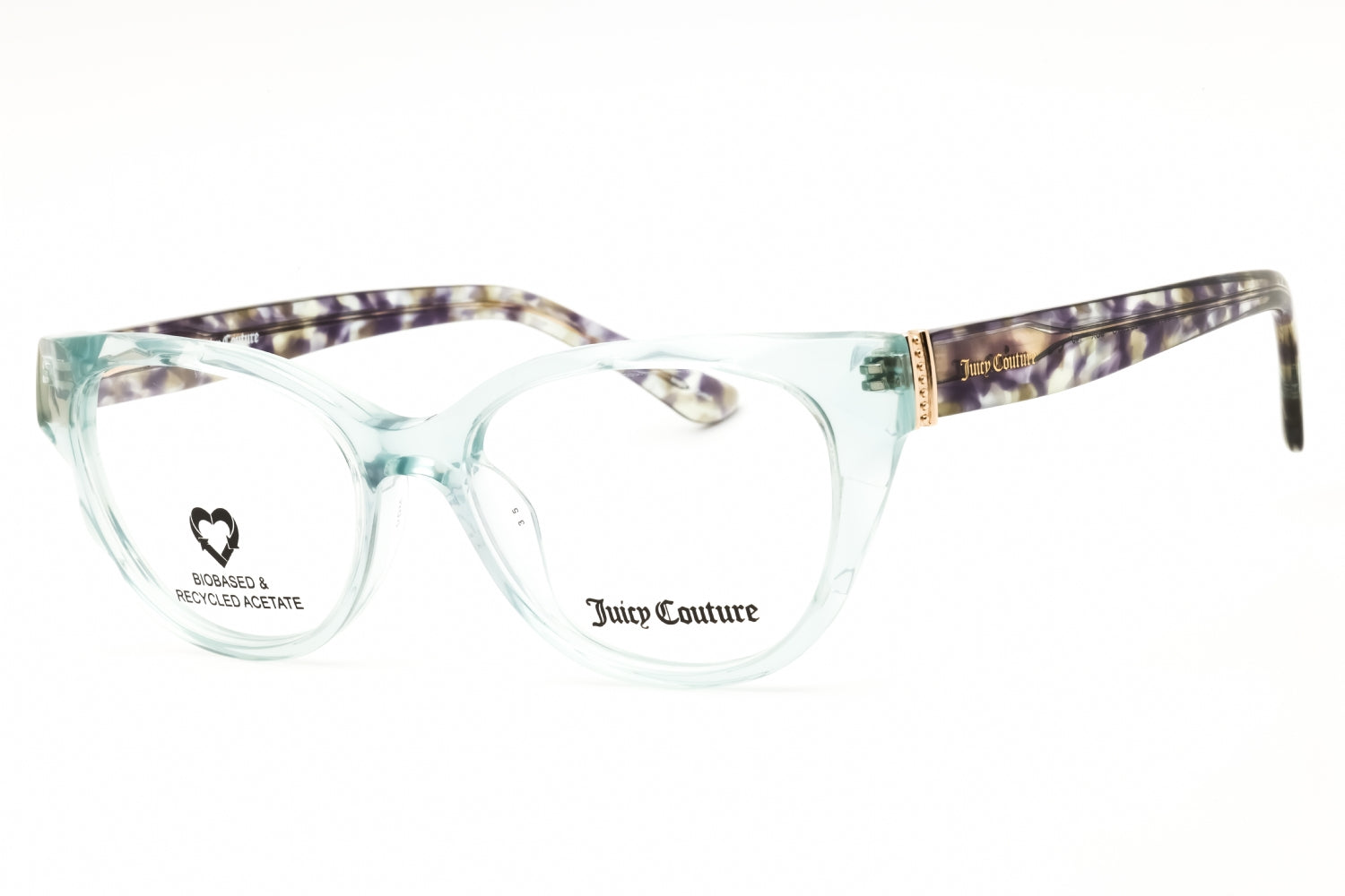 Juicy Couture JU255G Cat Eye Eyeglasses — Green by Juicy Couture