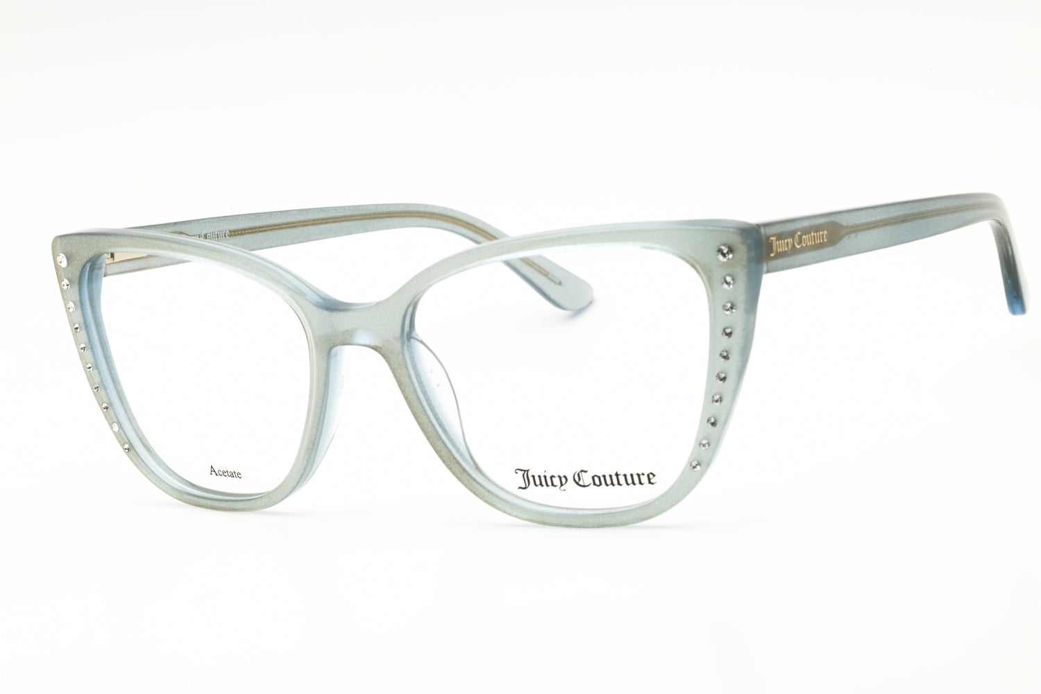 Juicy Couture JU256 Cat-Eye Plastic Frame Eyeglasses — Mint by Juicy Couture
