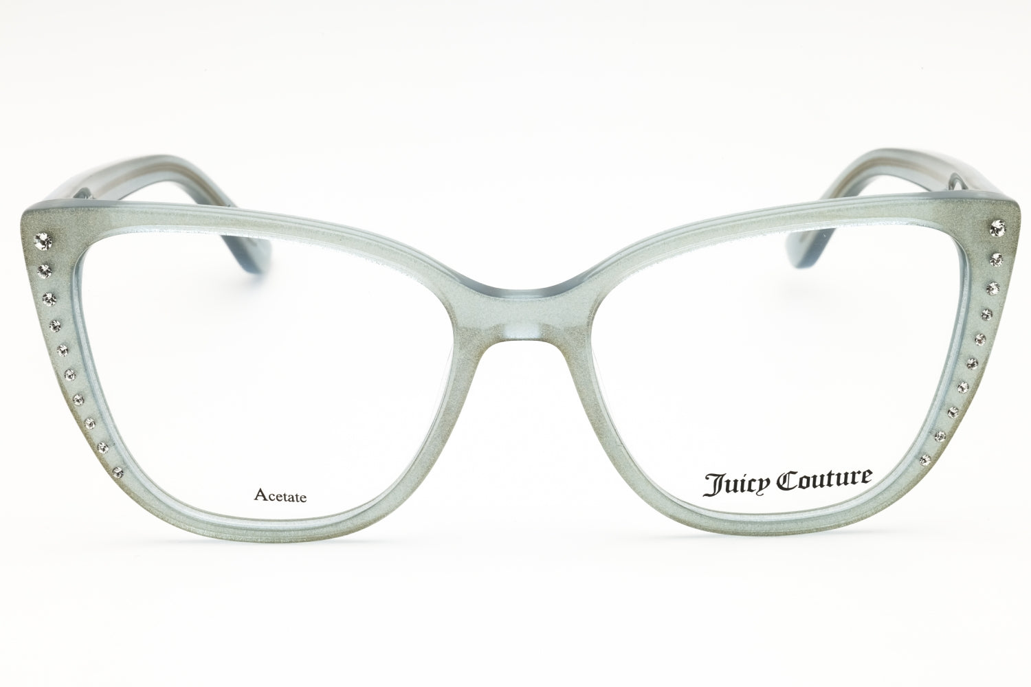 Juicy Couture JU256 Cat-Eye Plastic Frame Eyeglasses — Mint, view 2