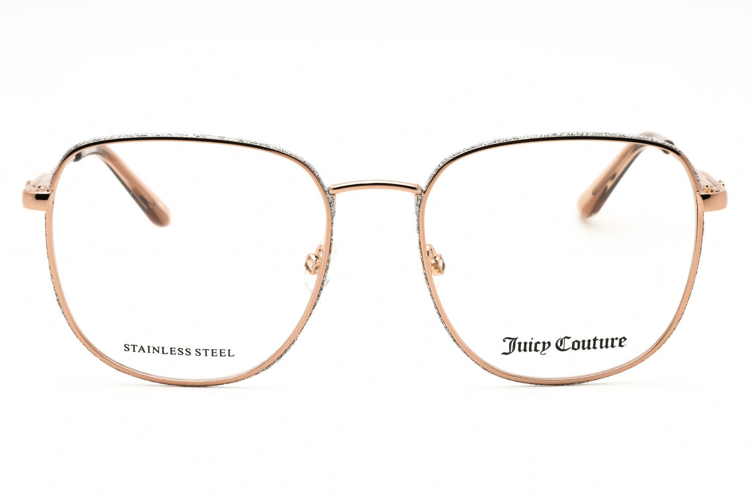 Juicy Couture JU261G Round Metal Frame Eyeglasses — Gold, view 2