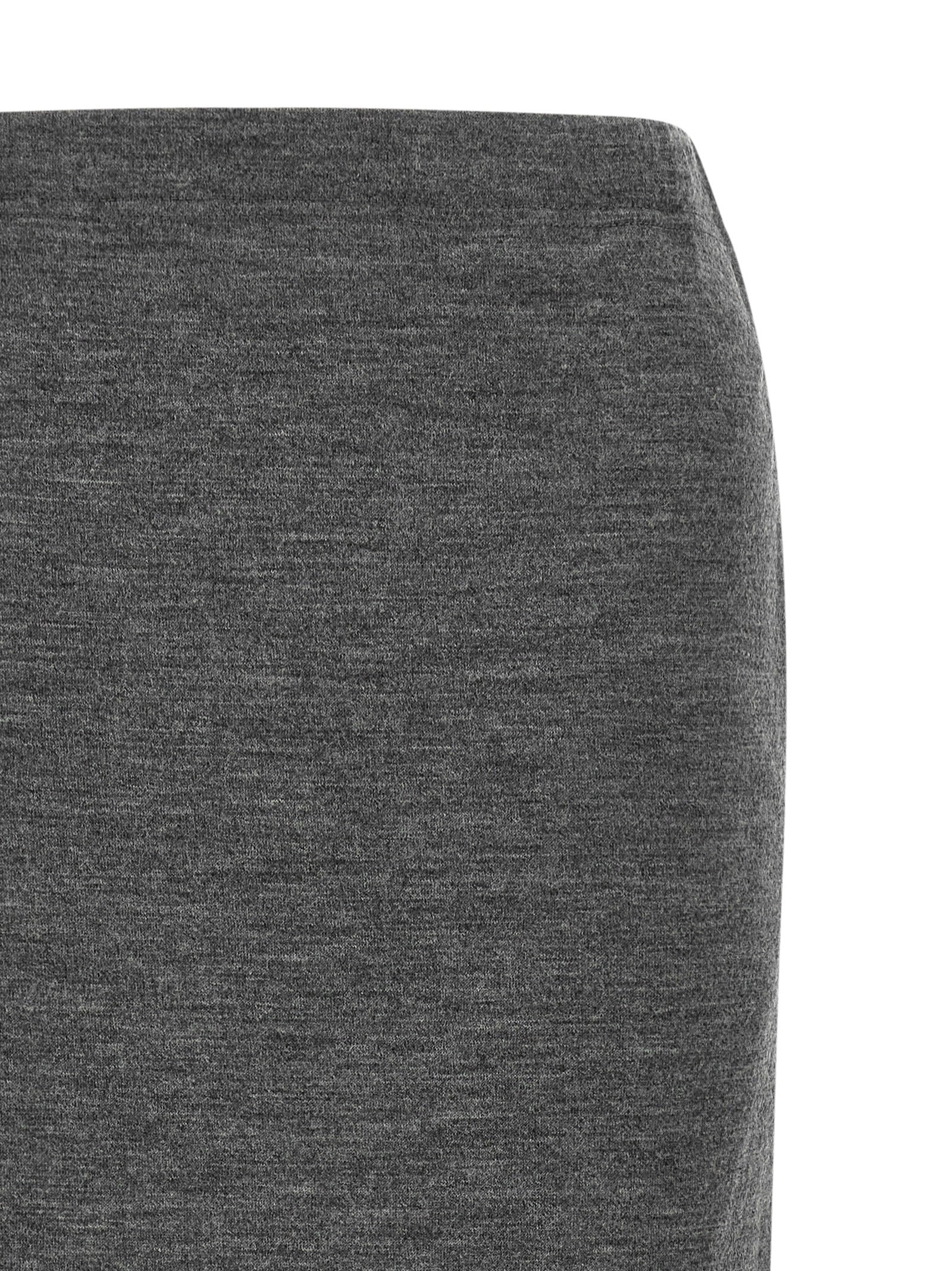 Junya Watanabe Wool Midi Skirt — Grey, view 3