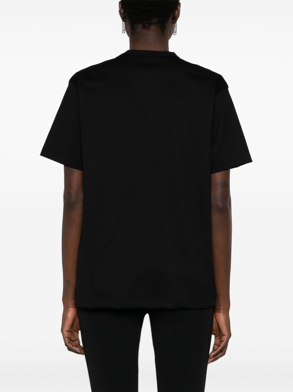 Junya Watanabe Graphic Heart Print T-Shirt — Black, view 3