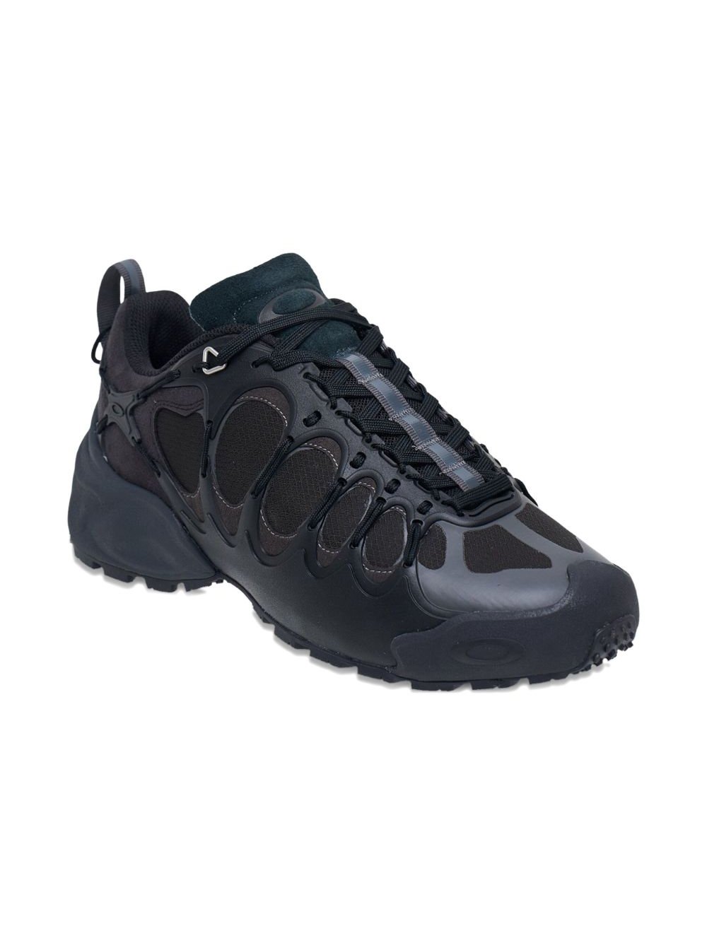 Junya Watanabe X Oakley Technical Mesh & Nylon Sneaker — Black, view 3