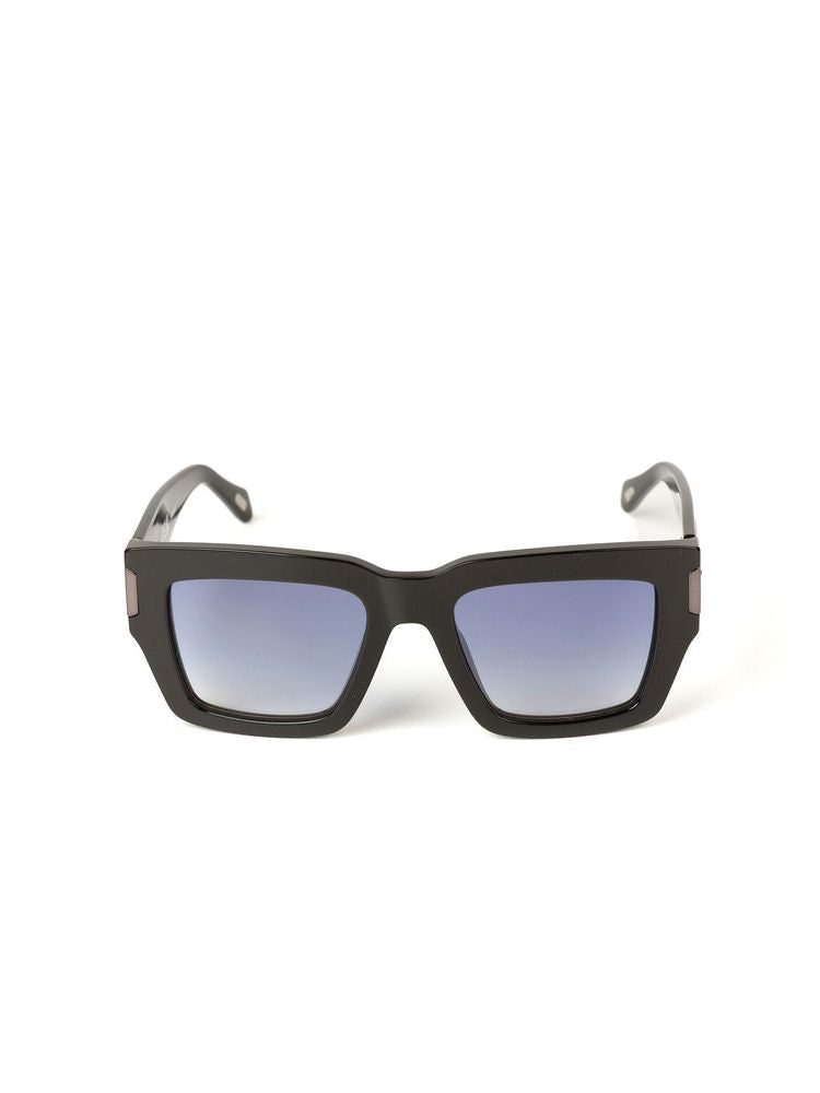 Just Cavalli SJC177V Oversized Acetate Sunglasses — Black, view 3