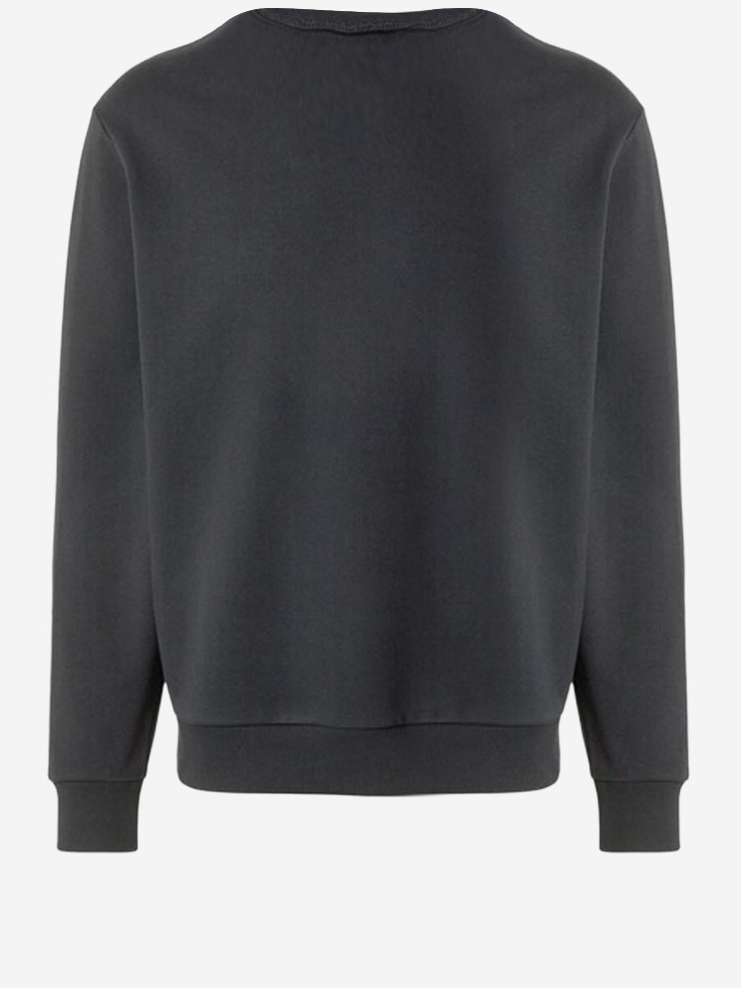 Just Cavalli Logo-Embroidered Crew Neck Sweatshirt — Black, view 3