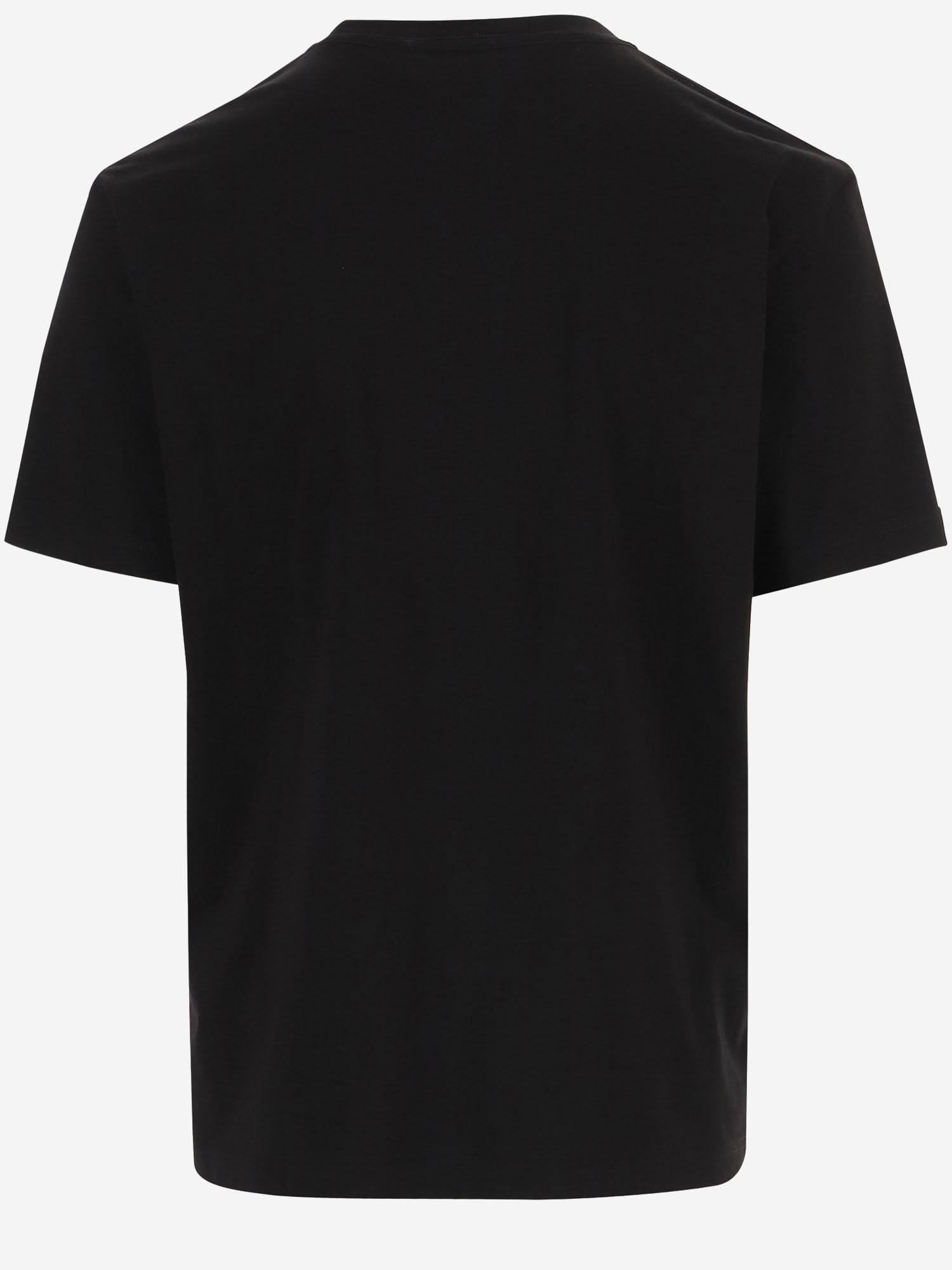 Just Cavalli Logo-Printed Cotton T-Shirt — Black, view 3