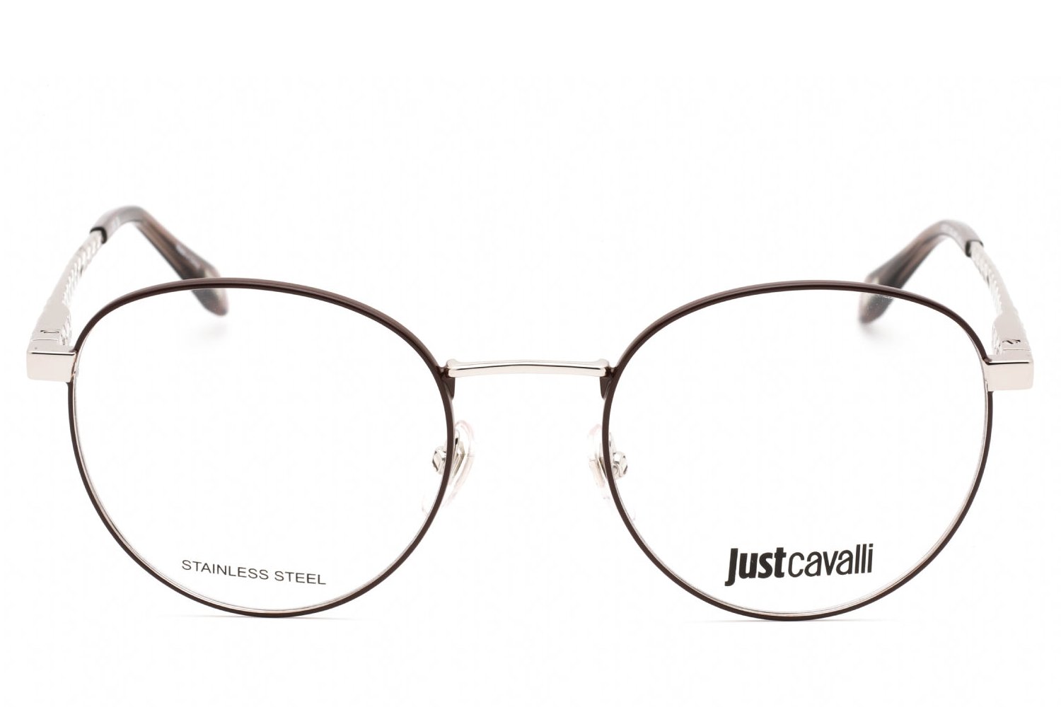 Just Cavalli VJC017 Eyeglasses — Silver, view 2