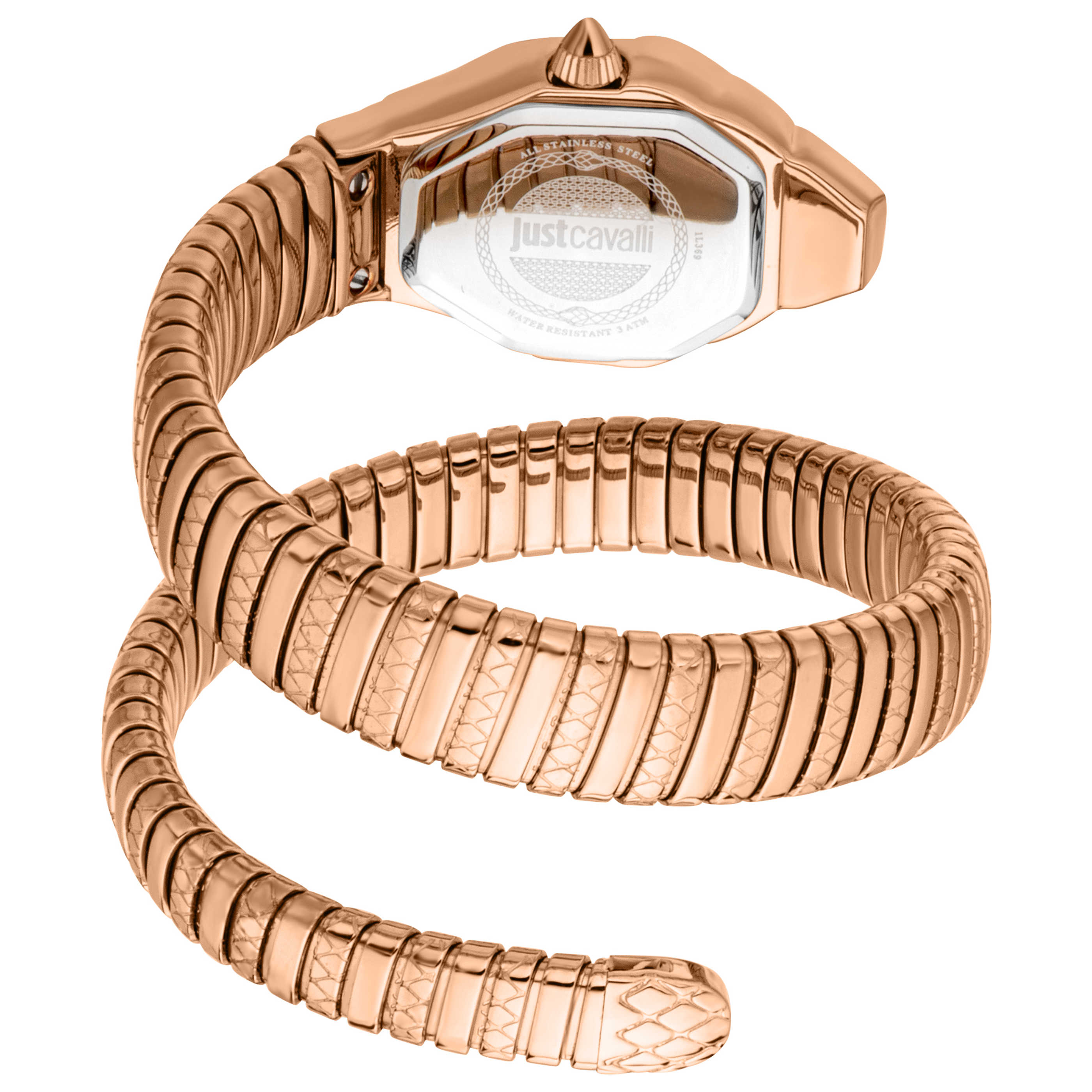 Just Cavalli Snake-Textured Watch, view 2