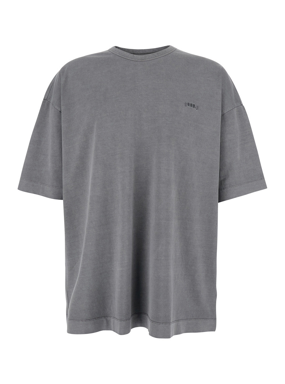 Juun.J Embroidered Logo T-Shirt — Gray by Juun.J
