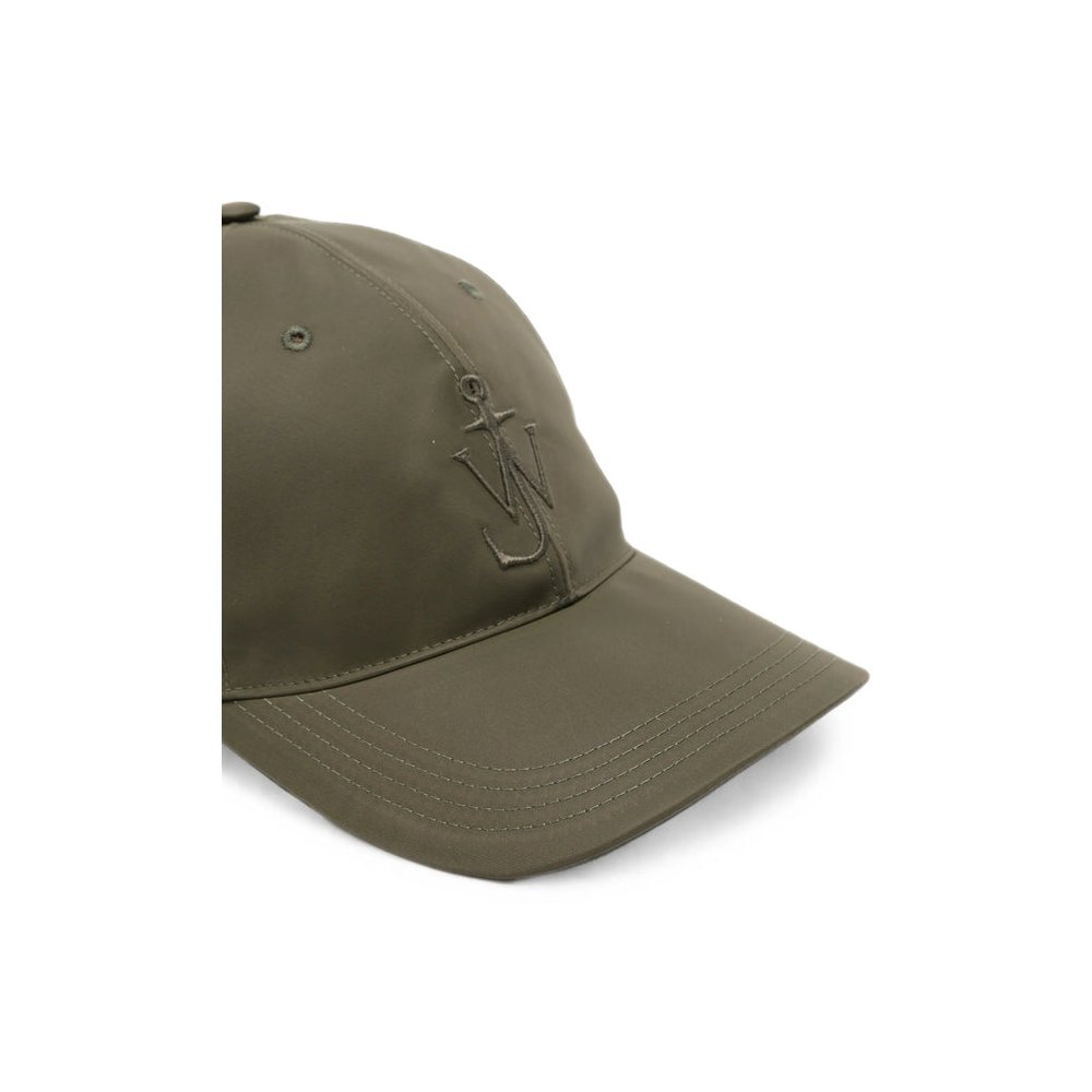 JW Anderson AC0459 Embroidered Anchor Logo Baseball Cap — Green, view 2