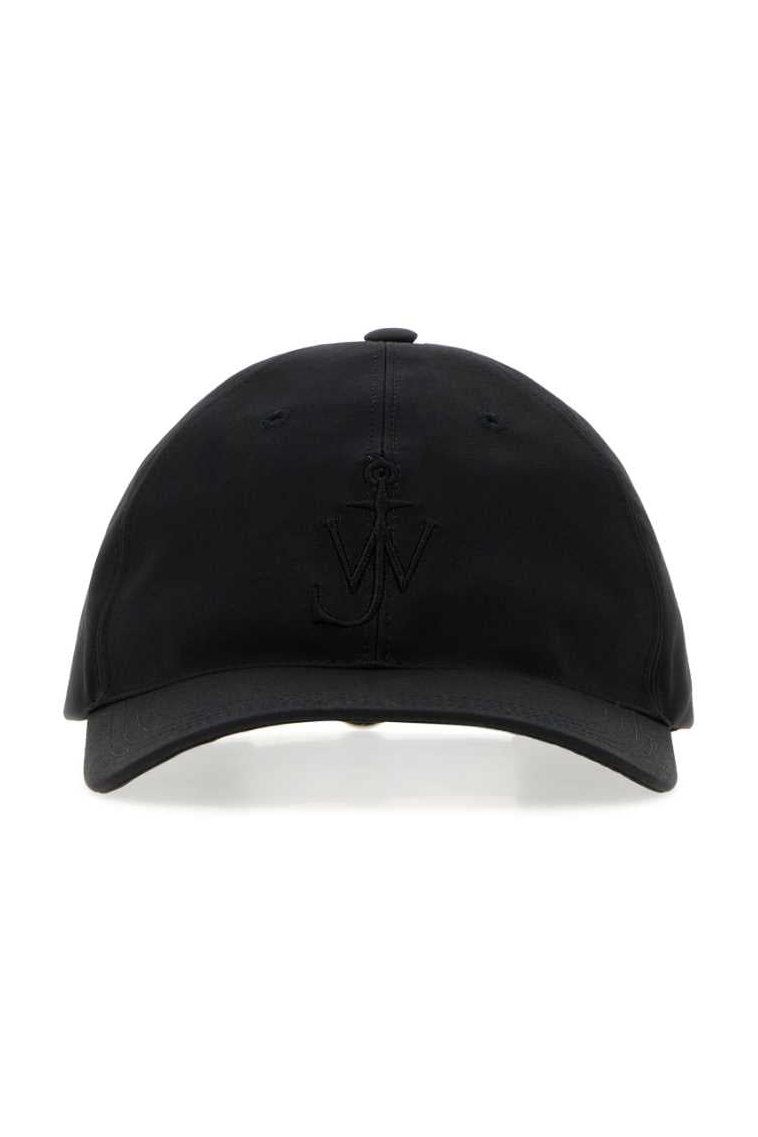 JW Anderson Hat Gabardine Baseball Cap — Black by JW Anderson