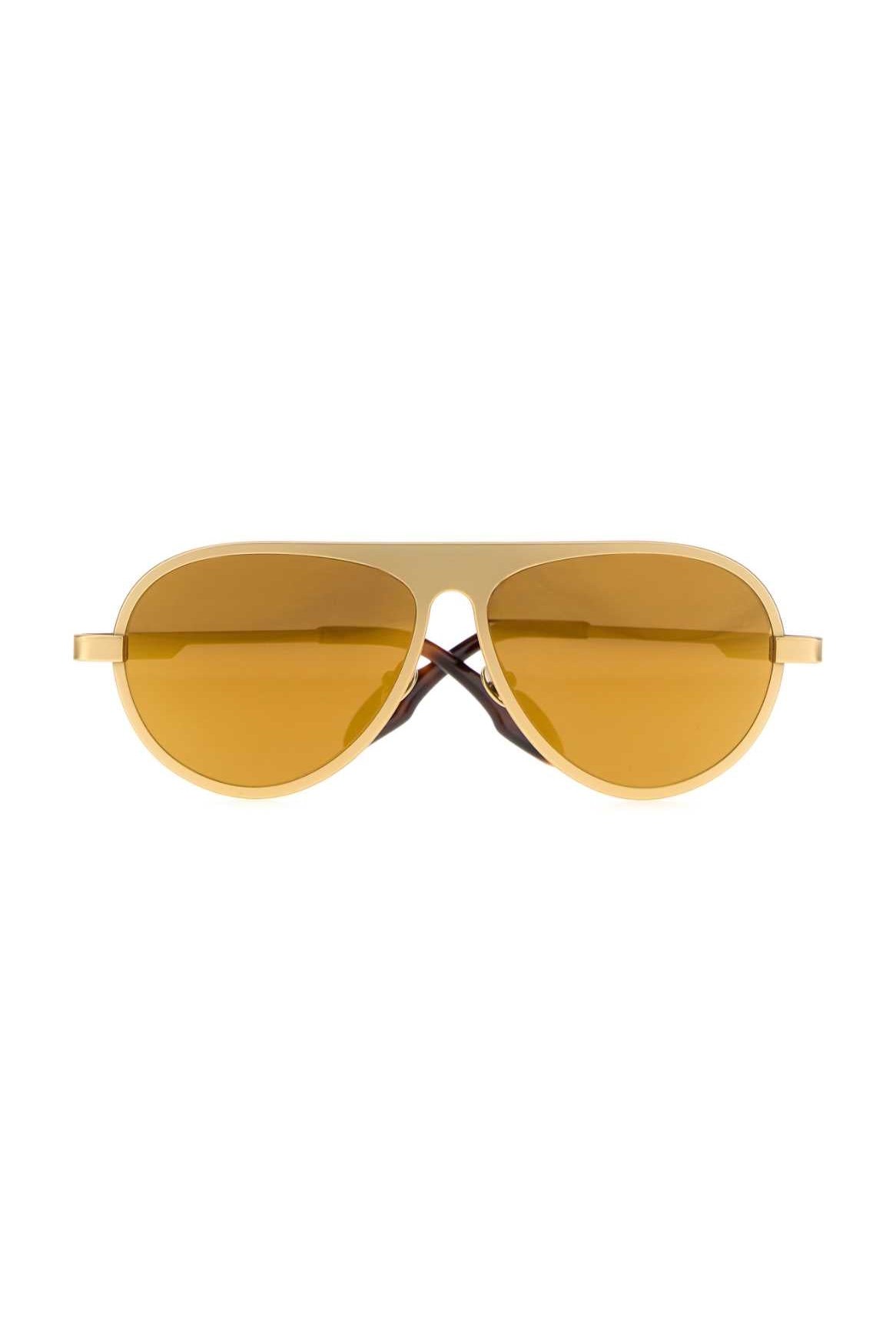 JW Anderson JWA05-AVIATOR Sunglasses — Gold, view 2