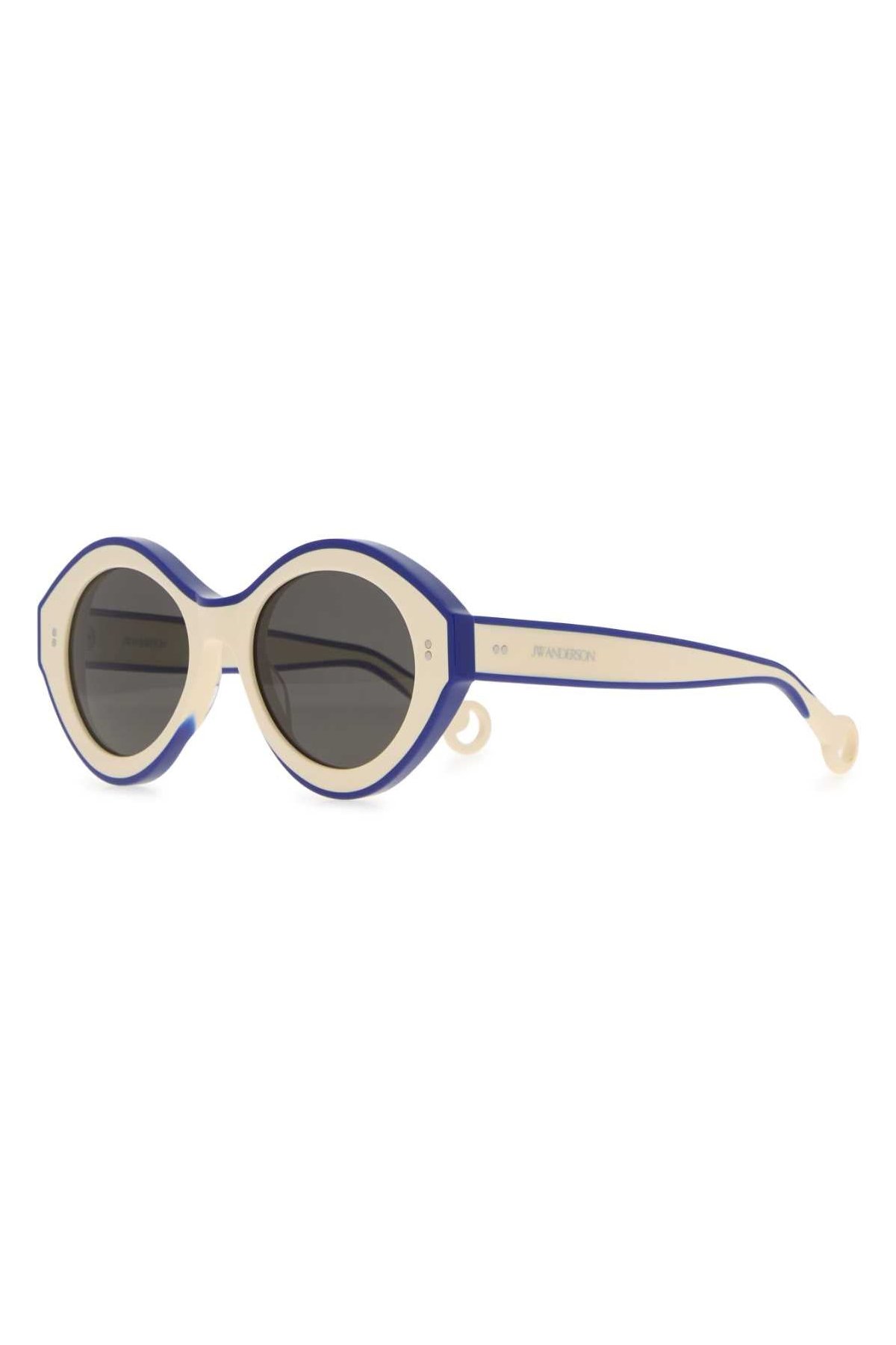 JW Anderson JWA07-BUMPER Two-Tone Acetate Sunglasses — Multicolor by JW Anderson