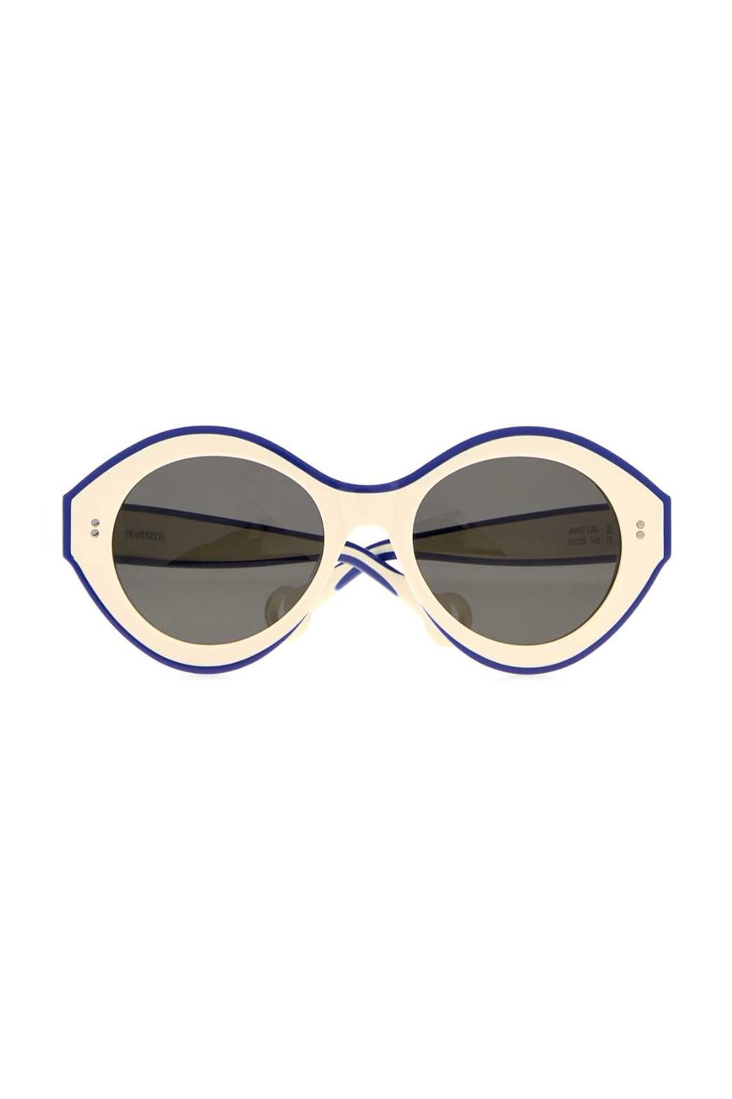 JW Anderson JWA07-BUMPER Two-Tone Acetate Sunglasses — Multicolor, view 2