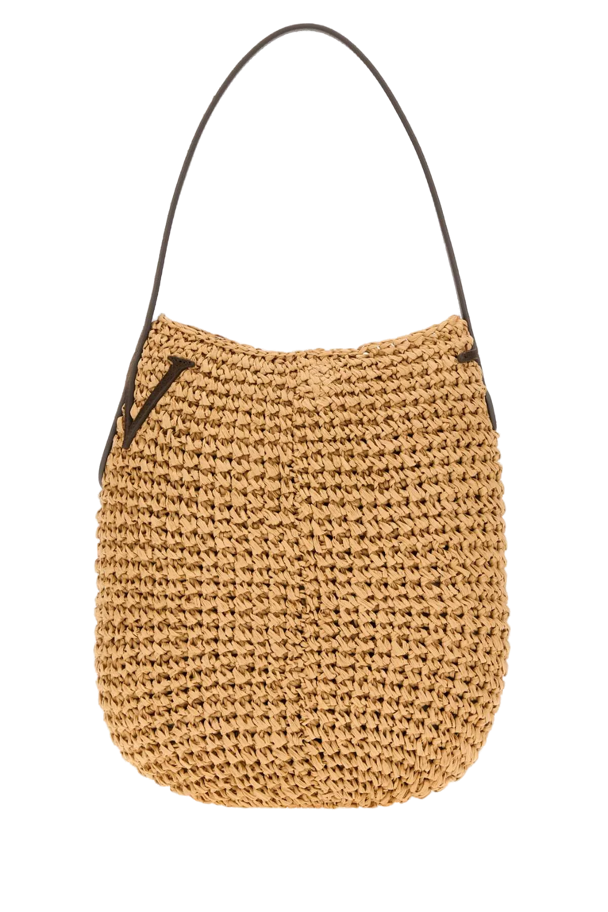 JW Anderson Raffia Shoulder Bag — Beige by JW Anderson