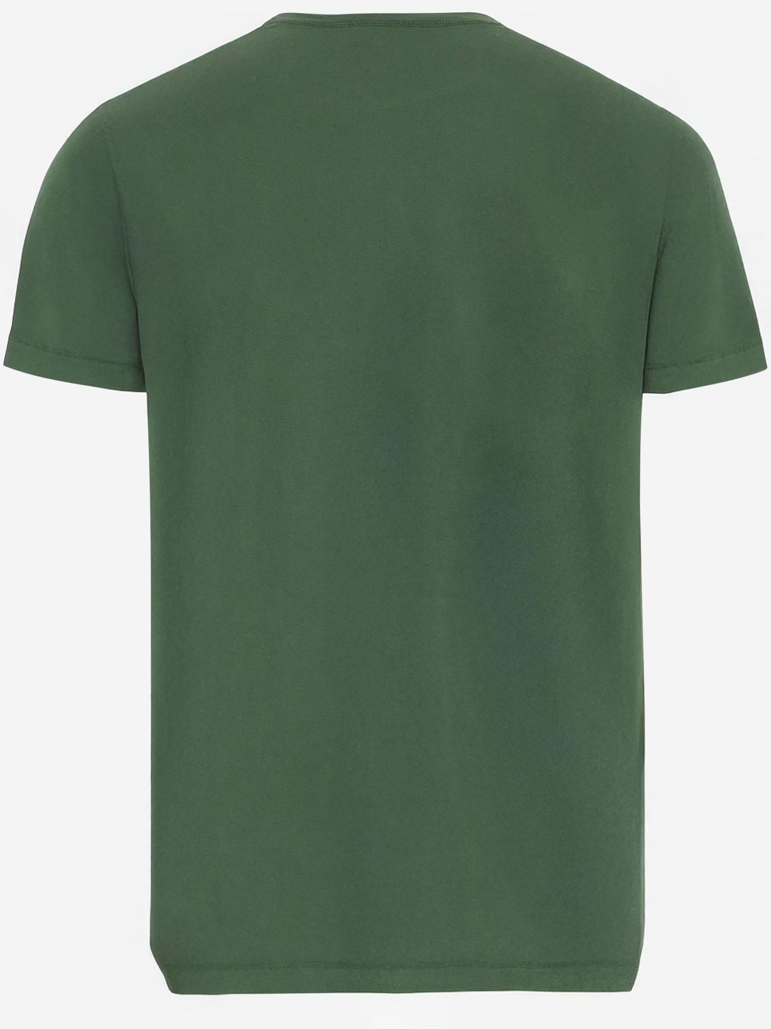 JW Anderson Logo-Print Cotton T-Shirt — Green, view 3