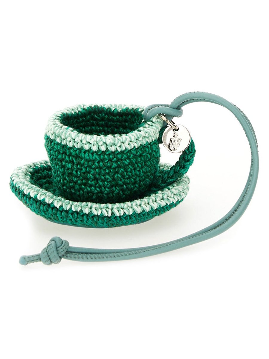 JW Anderson Cotton Canvas Top Handle Bag — Green by JW Anderson