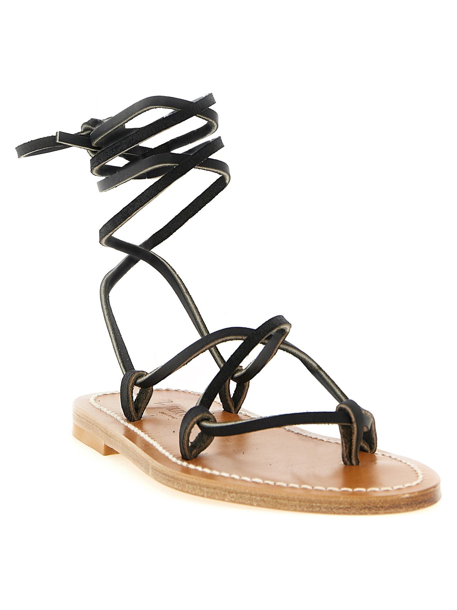 K.jacques Saint Tropez Bikini Sandal — Black, view 2