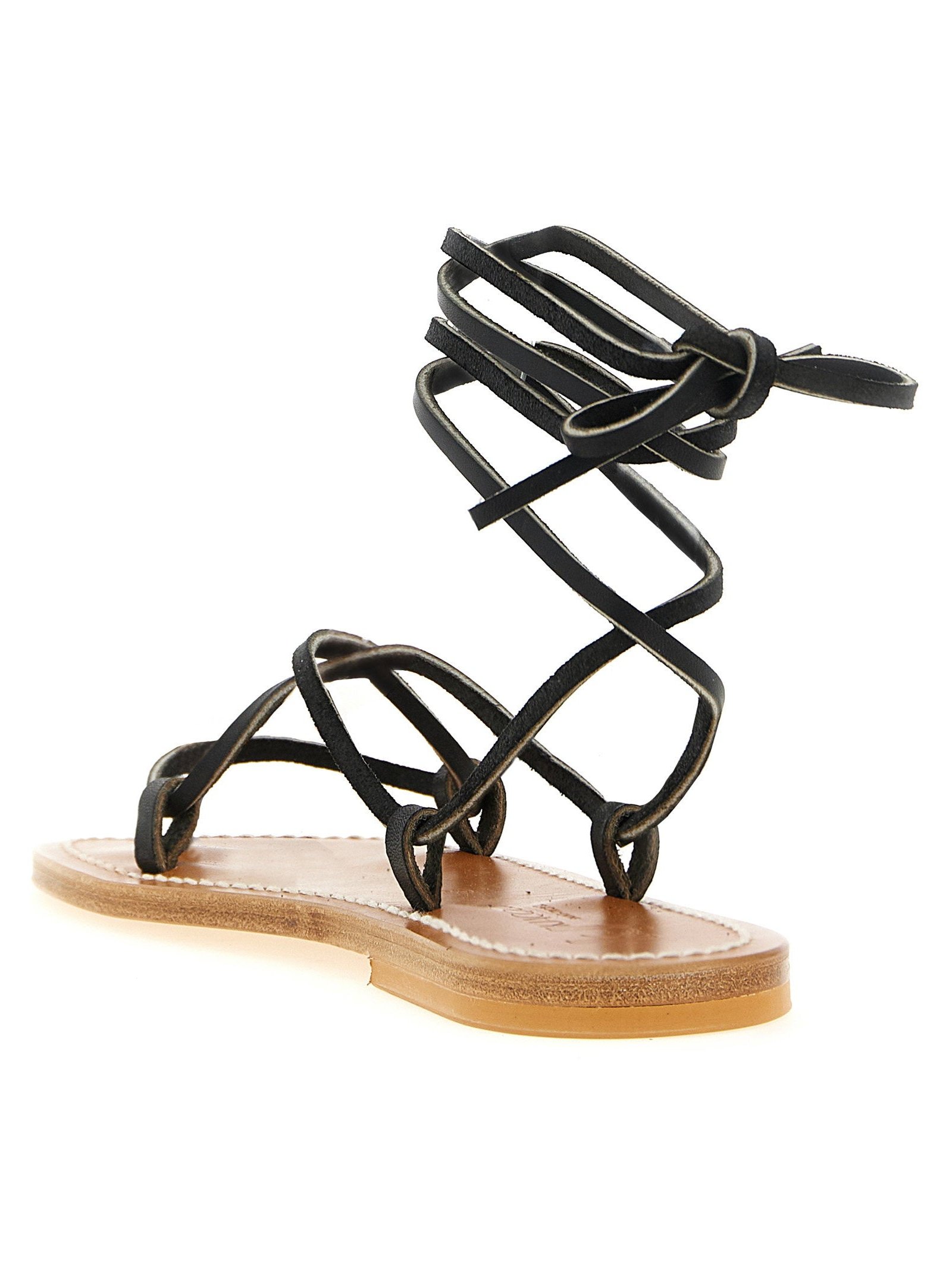 K.jacques Saint Tropez Bikini Sandal — Black, view 3