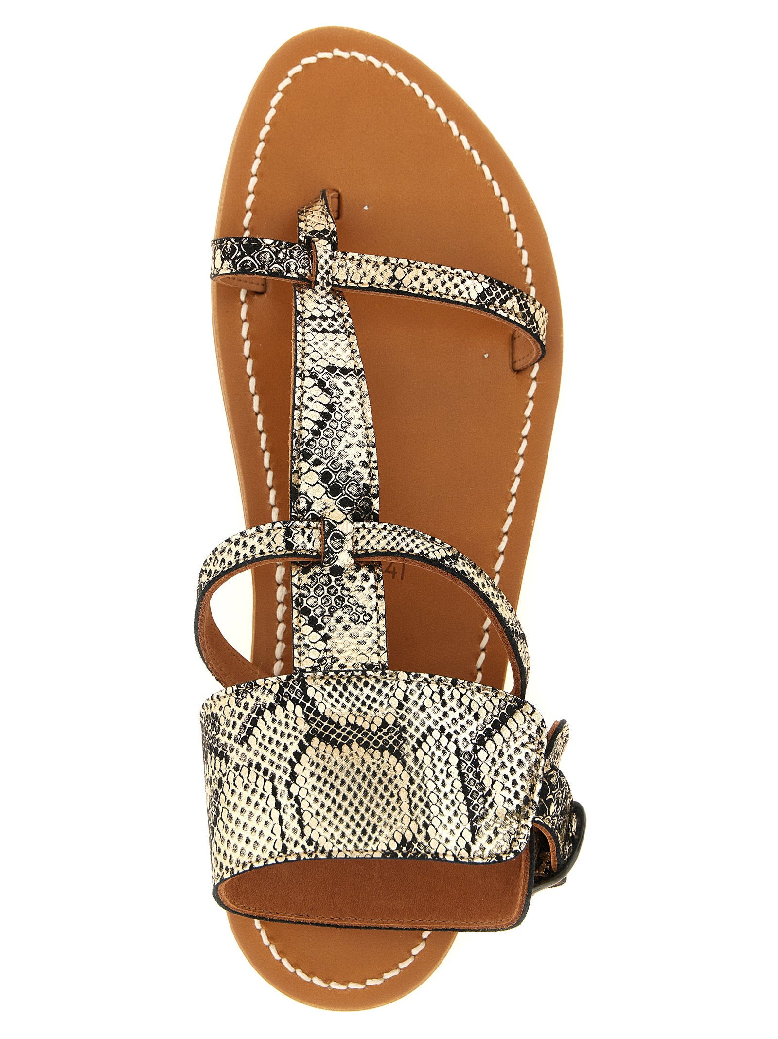 K.jacques Saint Tropez Sandal — Gold, view 4