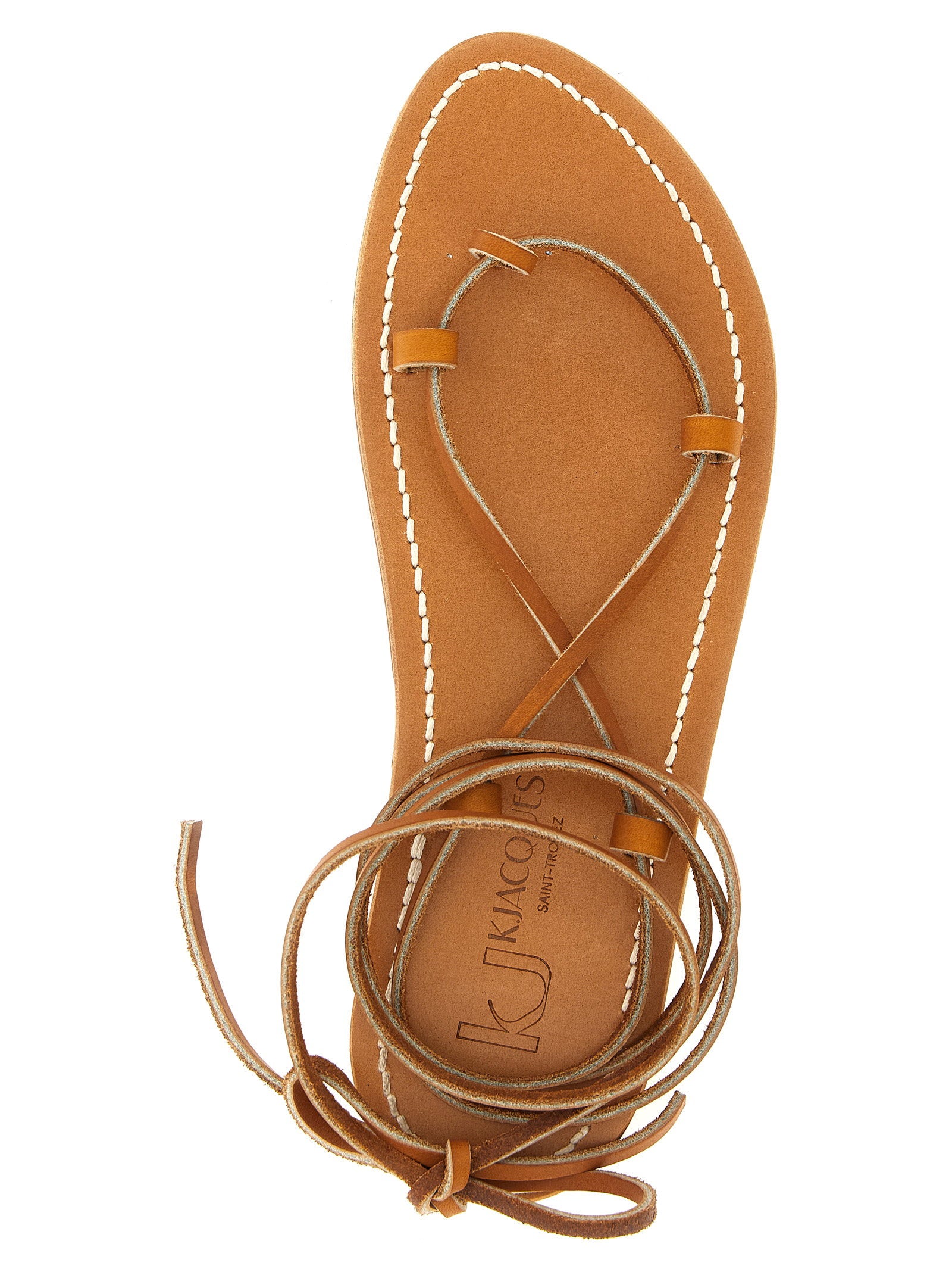 K.jacques Saint Tropez Bikini Sandals — Tan, view 4