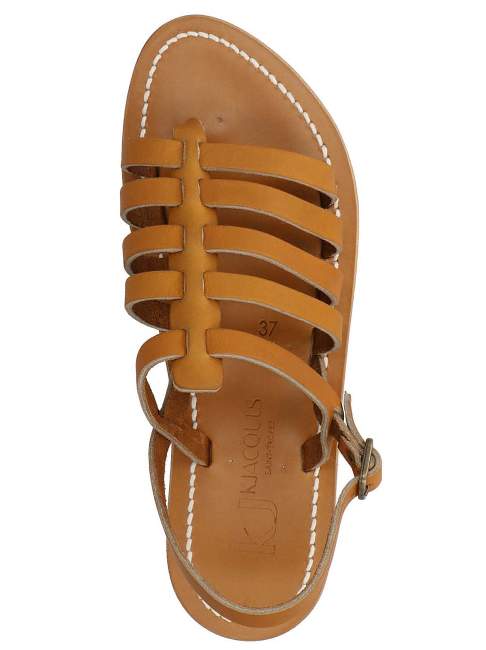 K.jacques Saint Tropez Homere Sandals — Tan, view 3