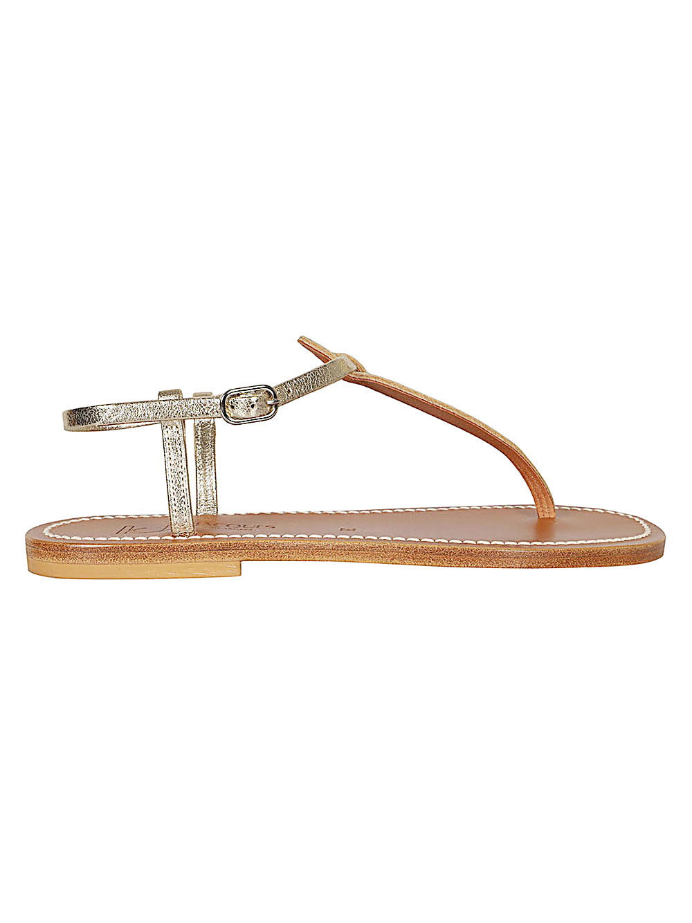 K Jacques St Tropez Picon Sandal — Gold by K Jacques St Tropez