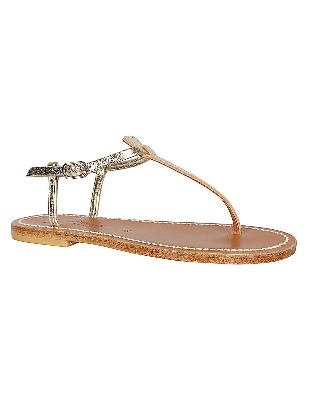 K Jacques St Tropez Picon Sandal — Gold, view 2