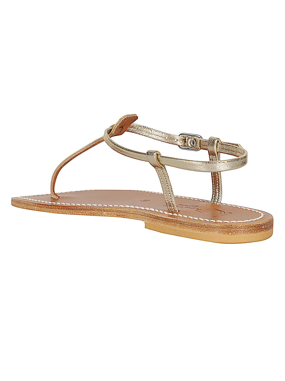 K Jacques St Tropez Picon Sandal — Gold, view 3