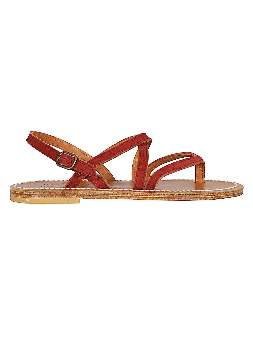 K Jacques St Tropez Marathon Sandals — Rust by K Jacques St Tropez