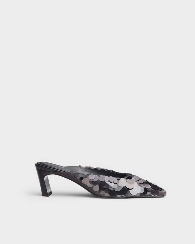 Kai Sequined Satin Mule by Rag & Bone