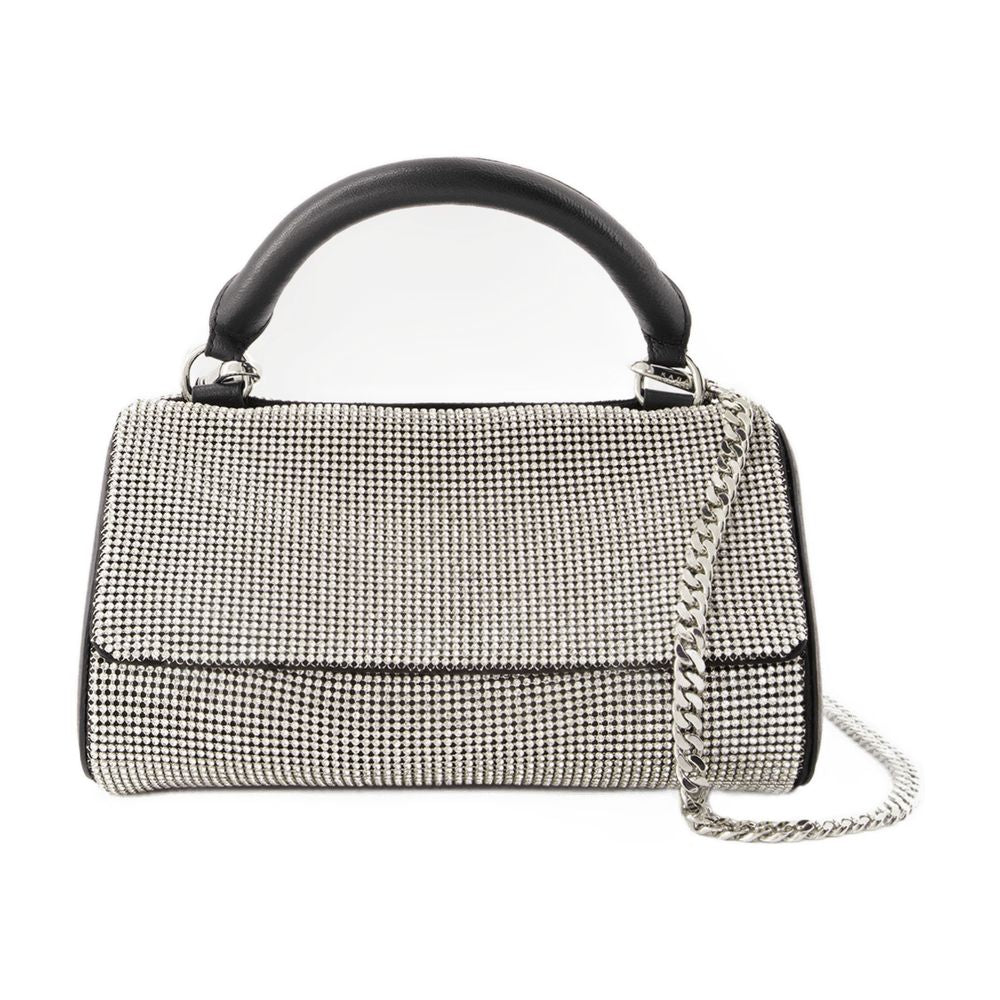 Kara Crush Shoulder Bag — White, view 2