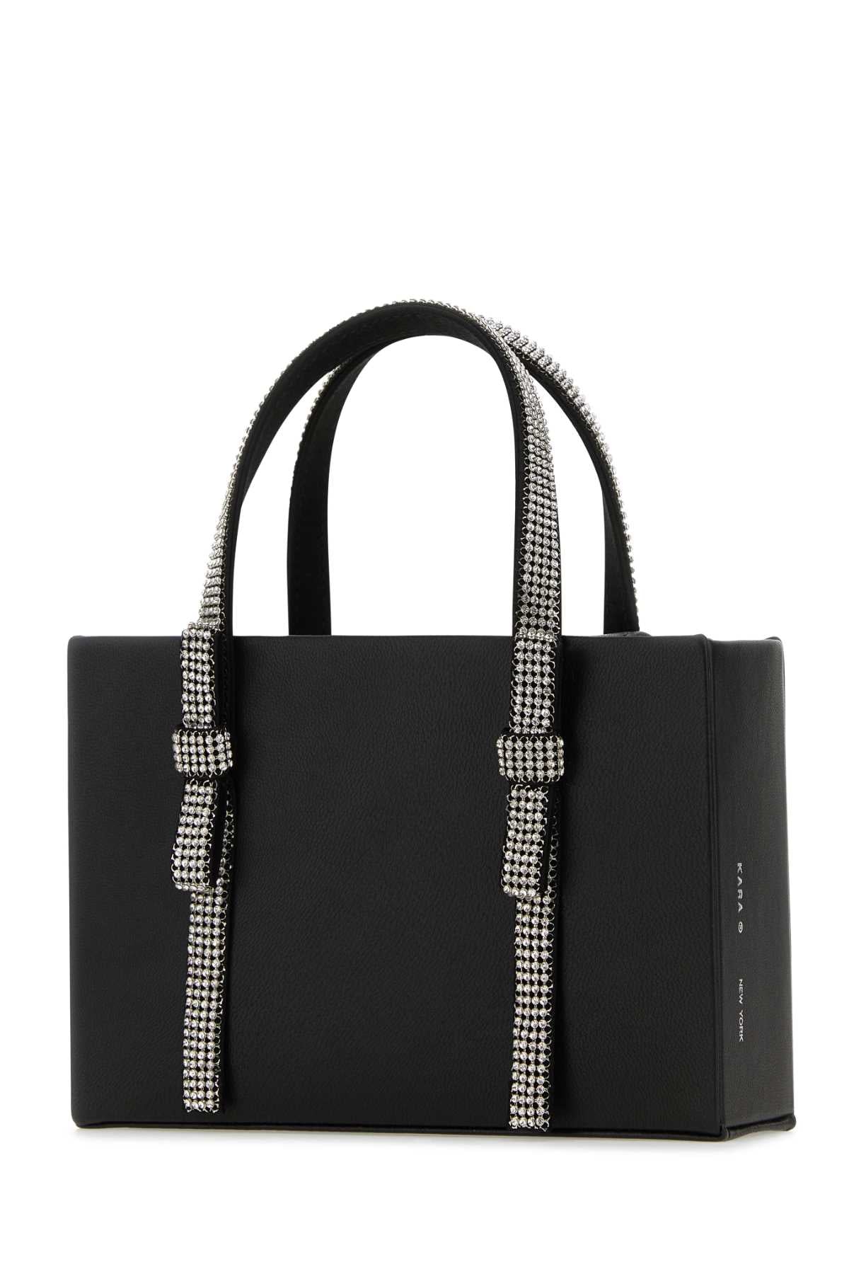 Kara Top Handle Bag — Black, view 2