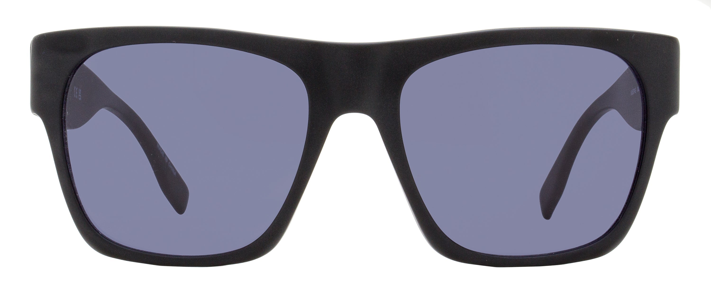Karl Lagerfeld KL6074S Square Acetate Sunglasses — Black, view 2