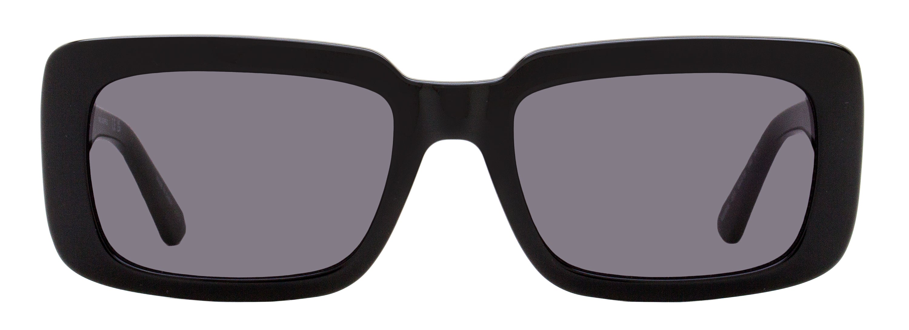 Karl Lagerfeld KL6101S Rectangle Frame Sunglasses — Black, view 2