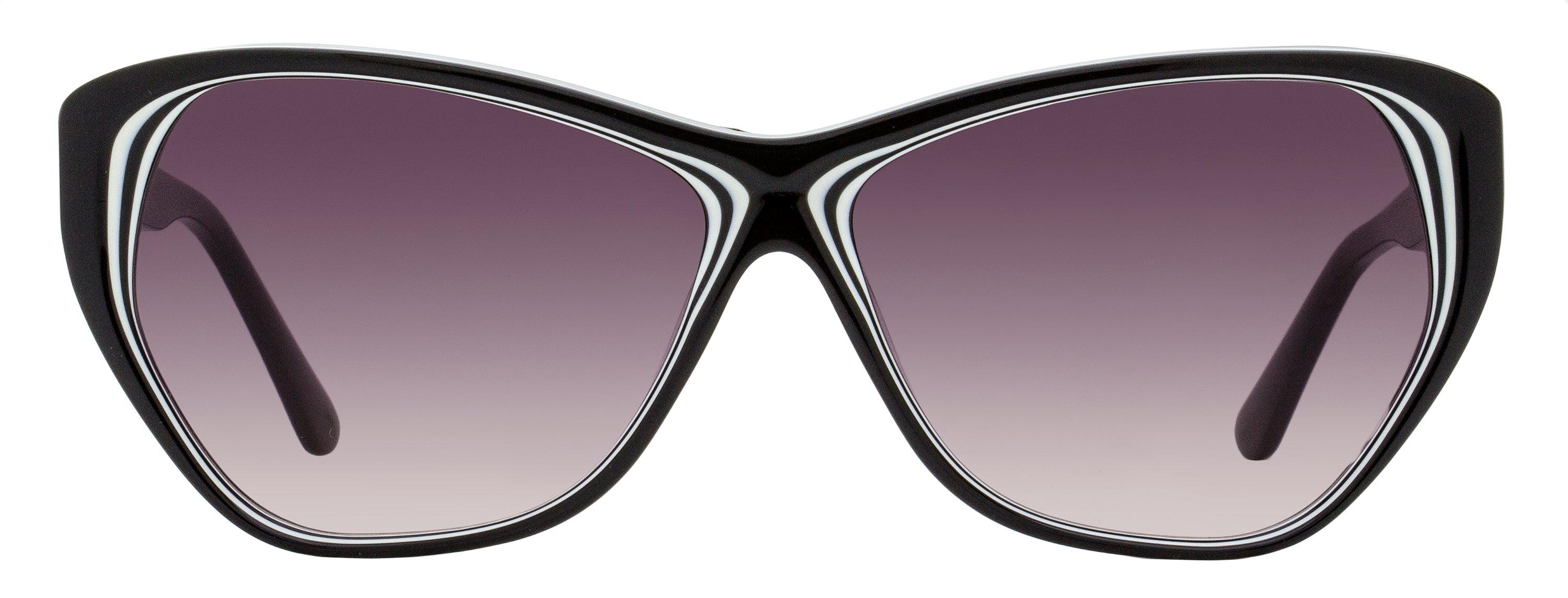 Karl Lagerfeld KL6103S Cat-Eye Sunglasses — Black, view 2