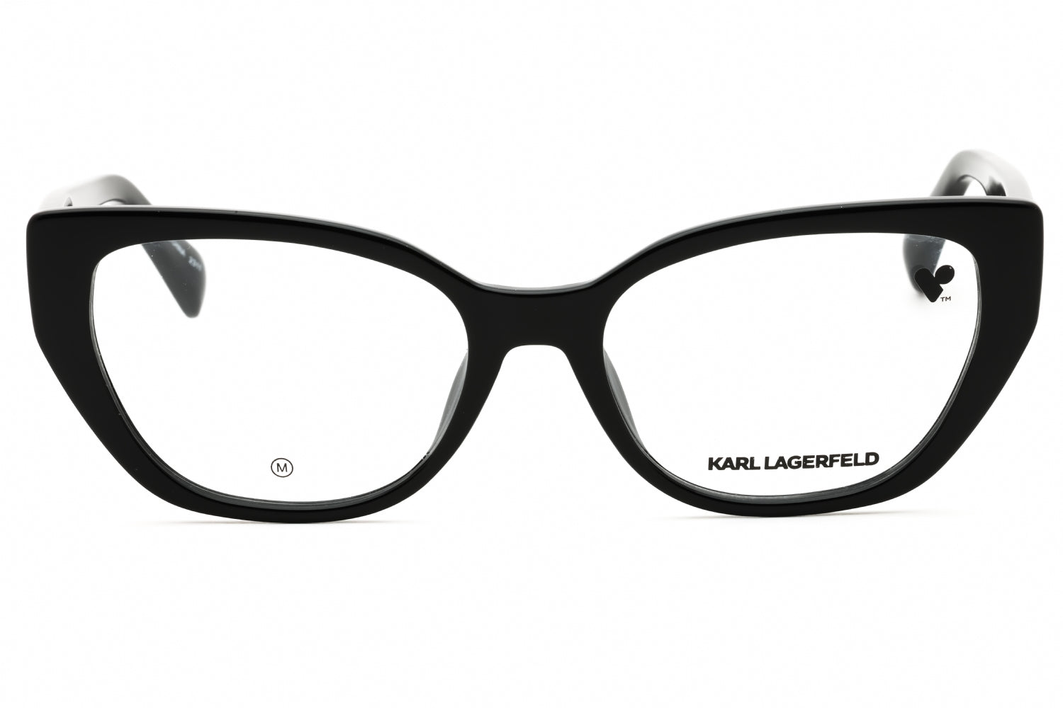 Karl Lagerfeld KL6151 Cat-Eye Eyeglasses — Black, view 2