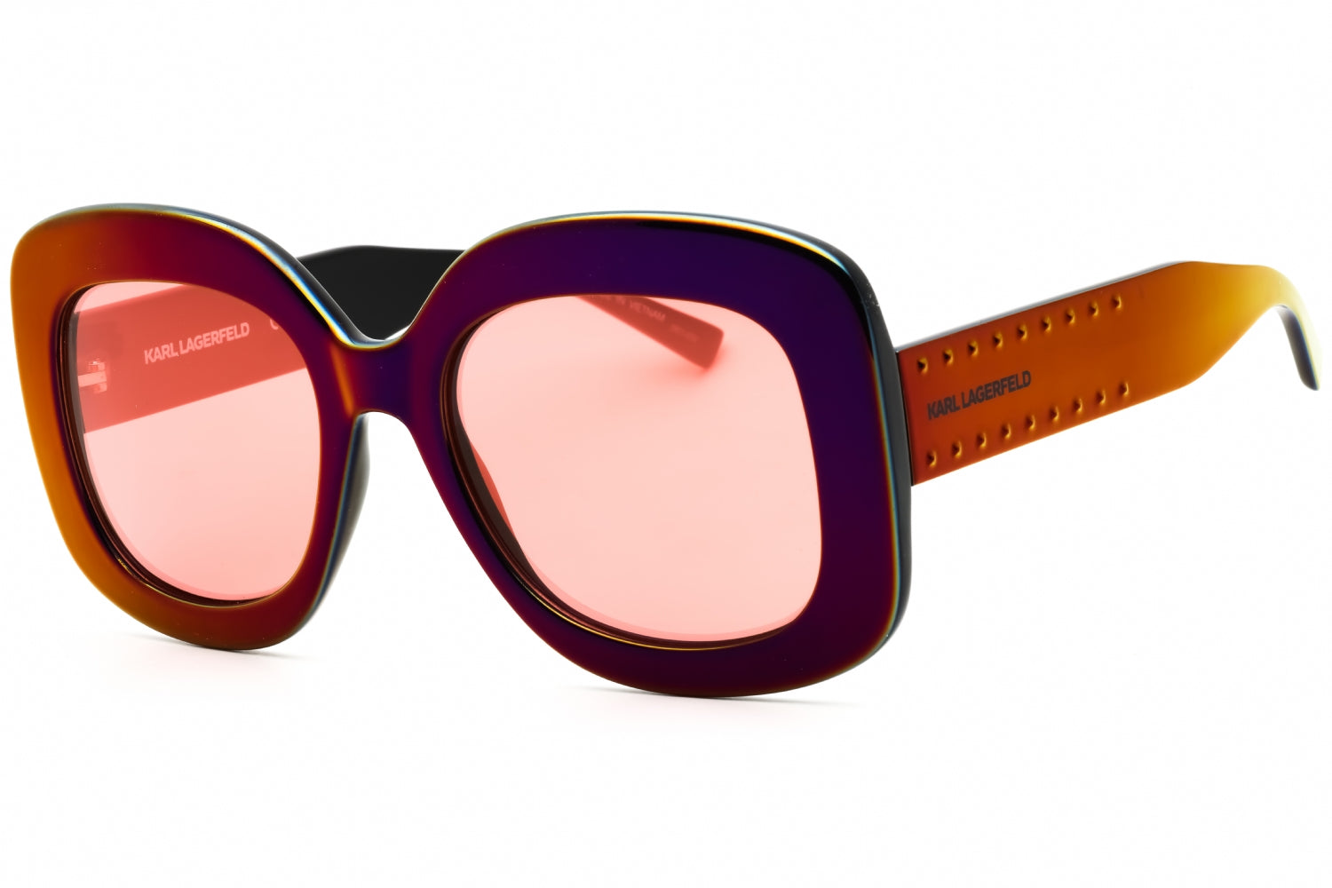Karl Lagerfeld KL6165SN Oversized Square Sunglasses — Purple by Karl Lagerfeld